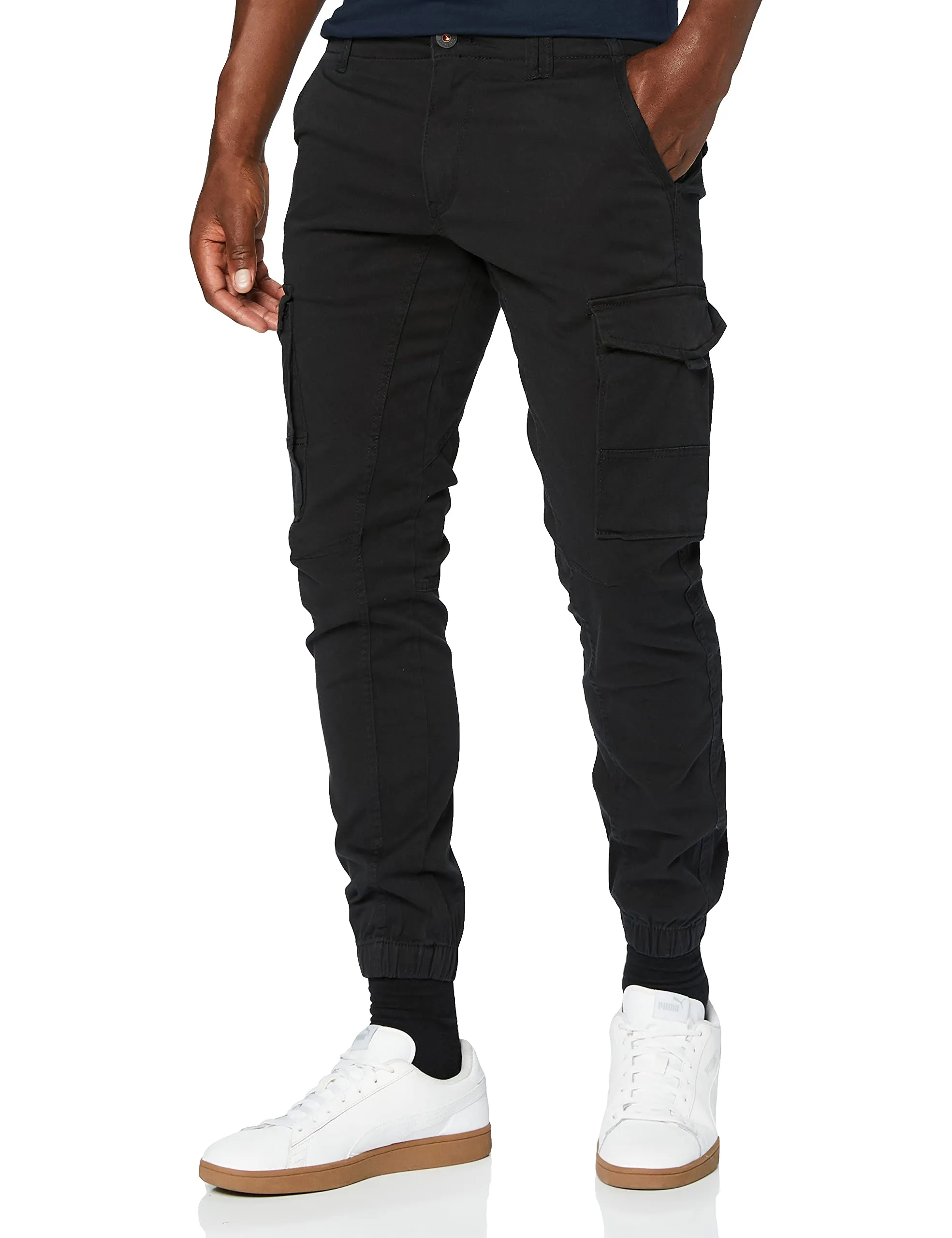 Jack & Jones Jjipaul Jjflake Pantaloni da Uomo, Nero, 29W / 34L - immagine 1
