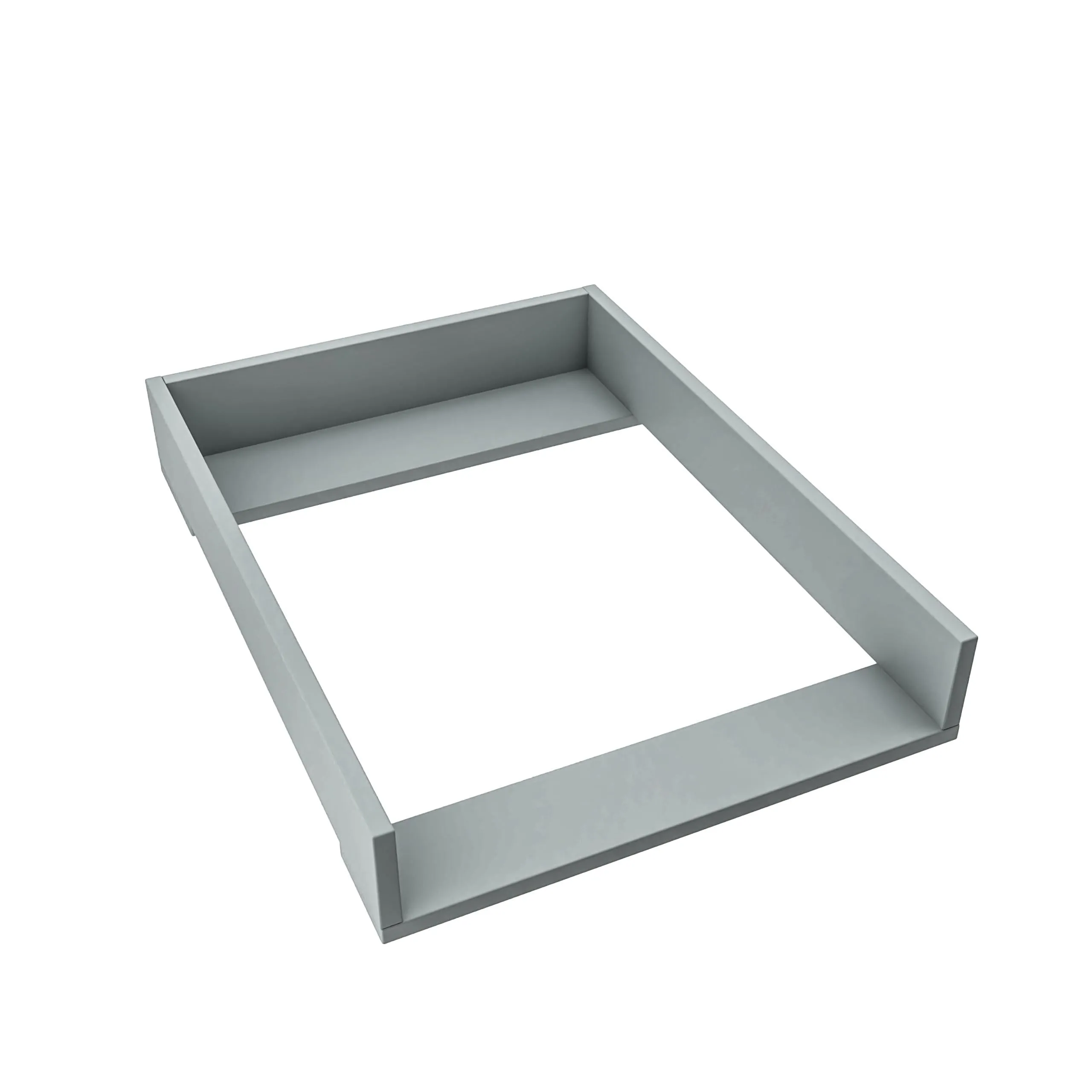 regalik Fasciatoio per IKEA Malm, per Cassettiera da 48 cm, Grigio Cenere - immagine 1