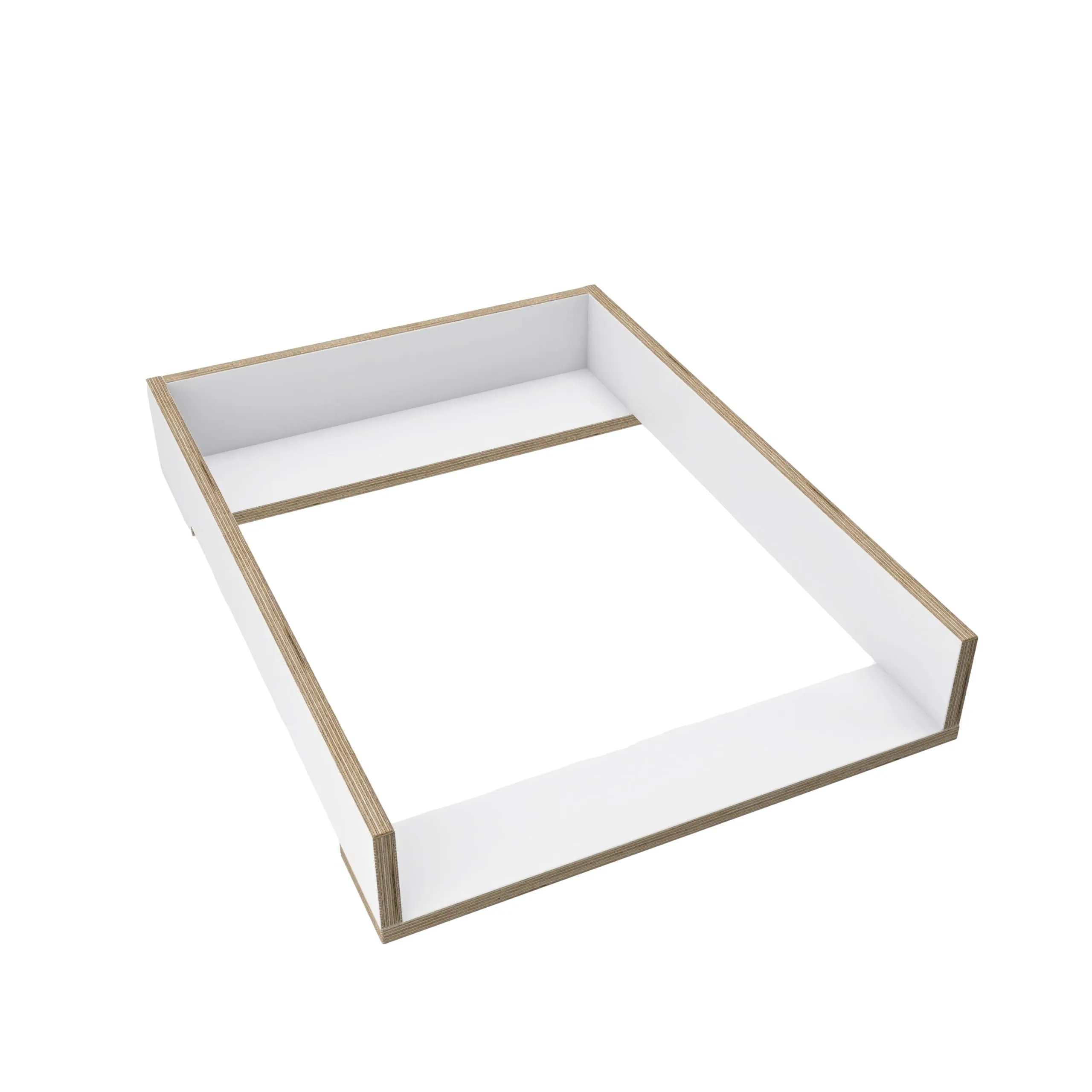 regalik Fasciatoio per IKEA Malm, Cassettiera 48 cm, Compensato Bianco - immagine 1