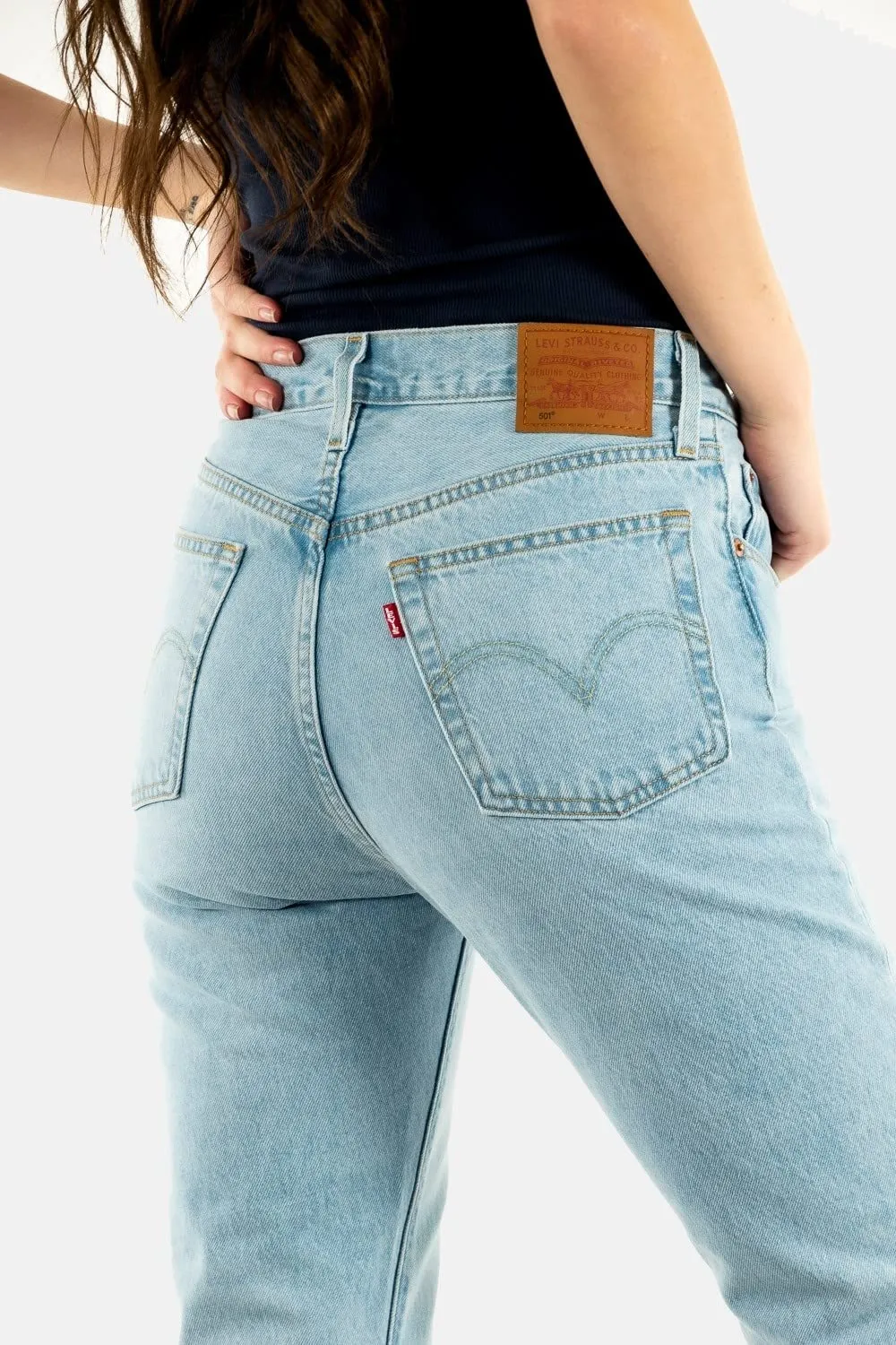 Levi's 501 Crop Jeans Donna Ojai Luxor Ra 27W / 26L - immagine 5