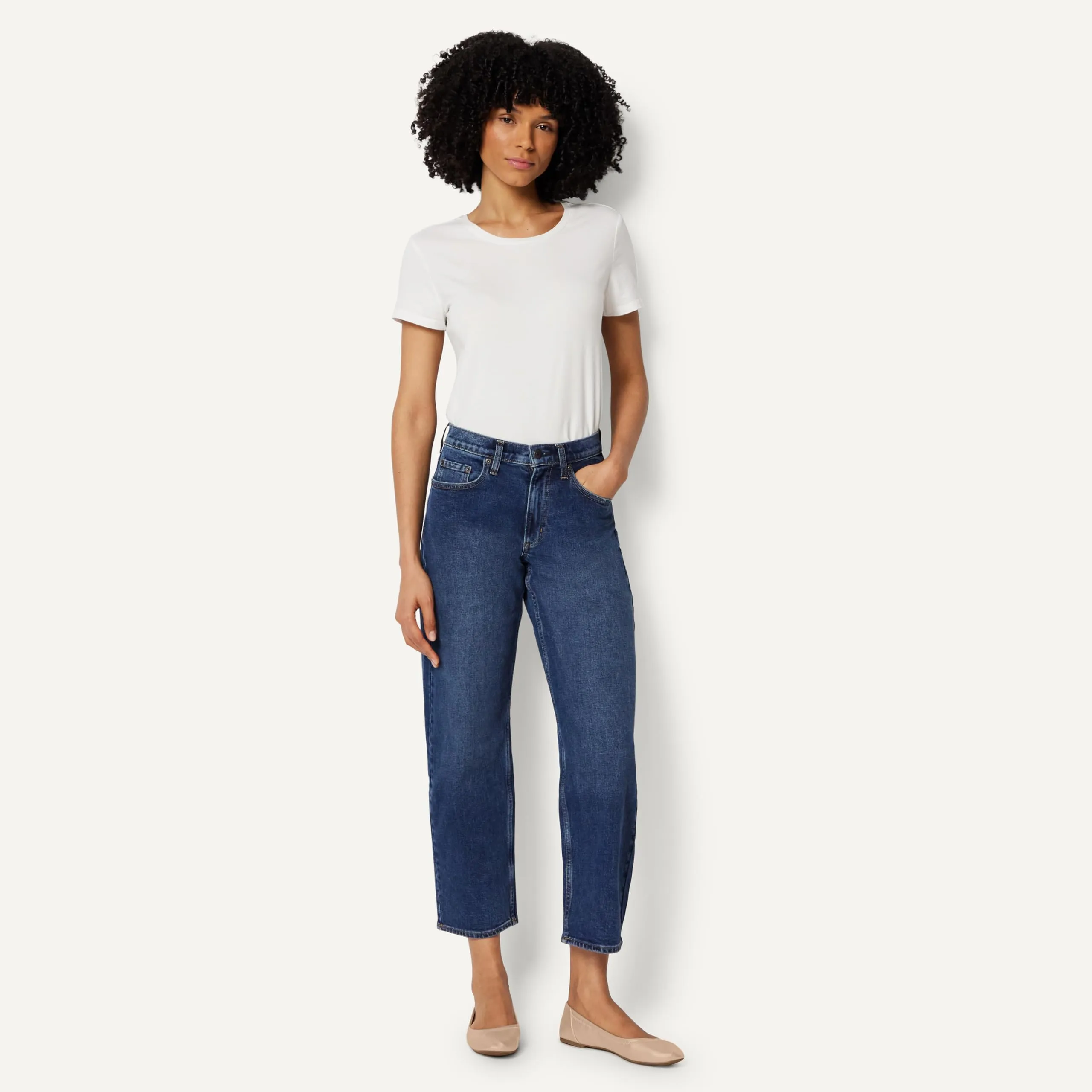Amazon Essentials Ballerine Slip-on Donna, Rosato, 39 EU Larga - immagine 2