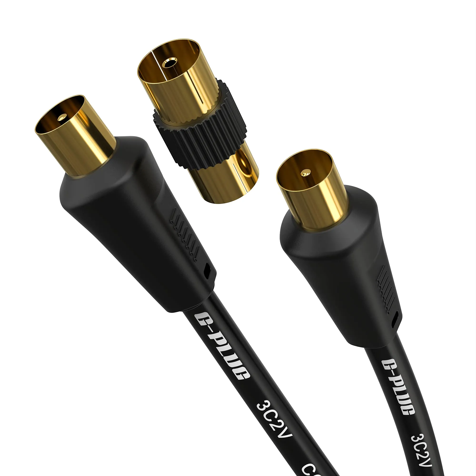 G-PLUG Cavo Antenna TV Maschio-Maschio Coassiale 0.5m - immagine 1