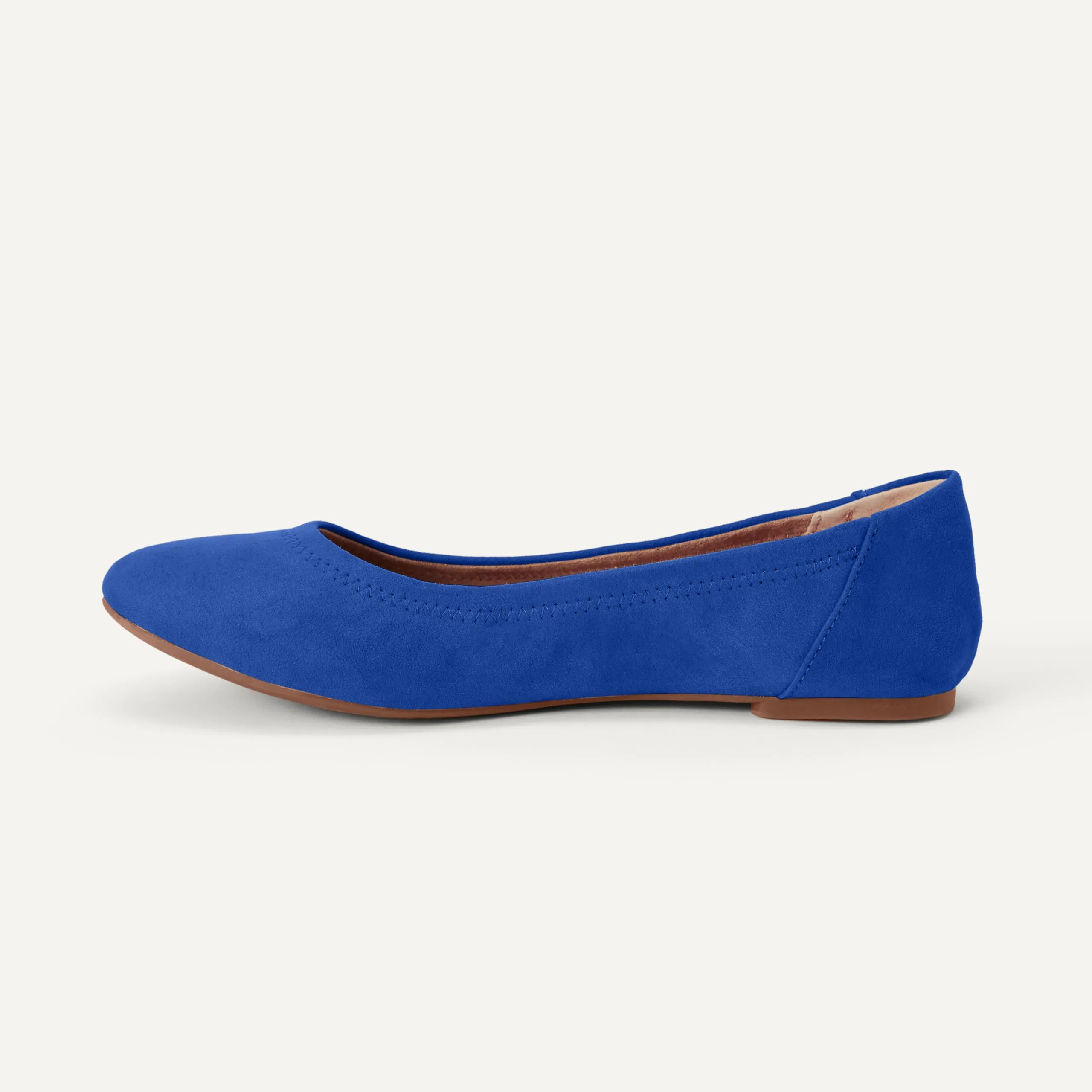Amazon Essentials Ballerine Slip-on Donna, Blu Scuro, 37 EU - immagine 3
