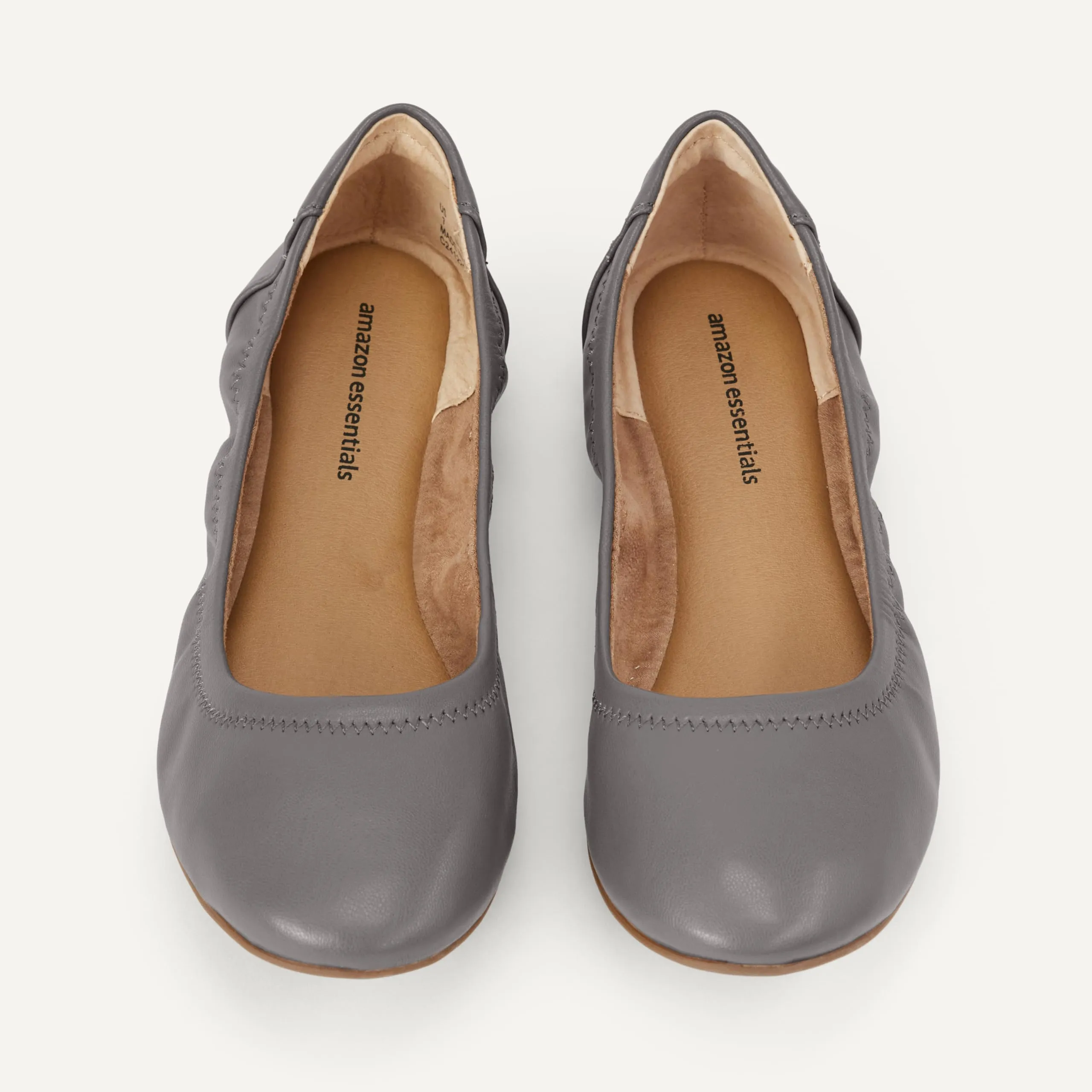 Amazon Essentials Ballerine Slip-on Donna, Carbone, 40 EU Larga - immagine 4