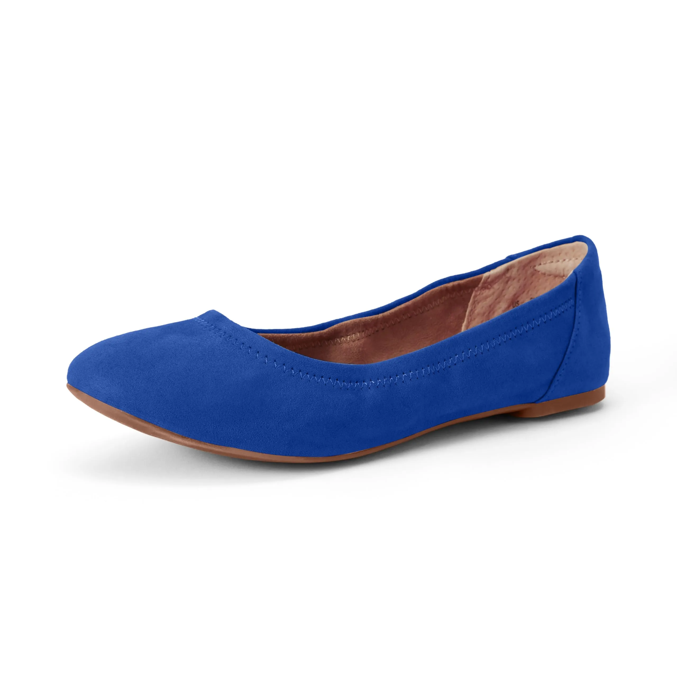 Amazon Essentials Ballerine Slip-on Donna, Blu Scuro, 42 EU Larga - immagine 1