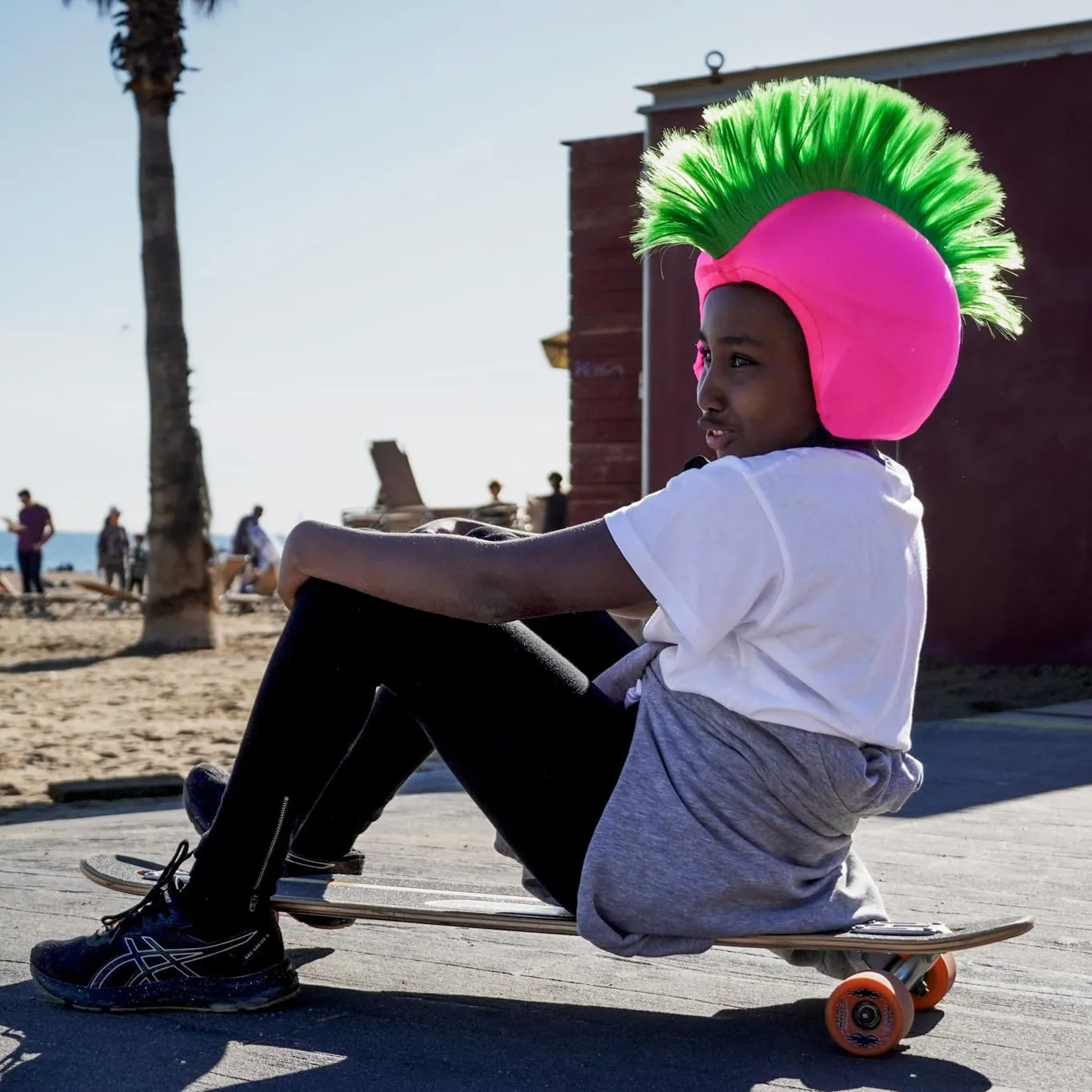 Coolcasc Pink Punk - Copertura universale per casco da sci - Taglia unica - immagine 6