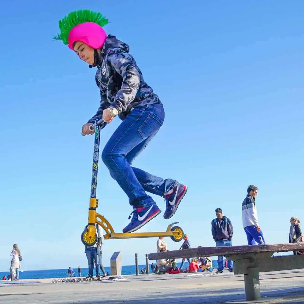 Coolcasc Pink Punk - Copertura universale per casco da sci - Taglia unica - immagine 7