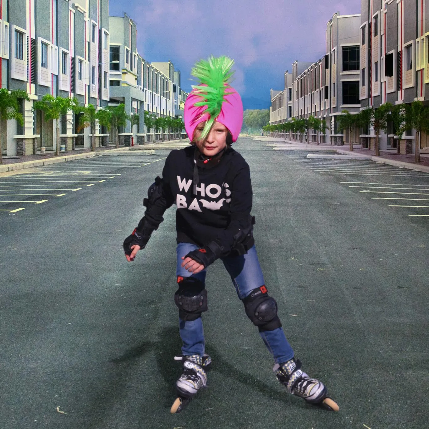 Coolcasc Pink Punk - Copertura universale per casco da sci - Taglia unica - immagine 8