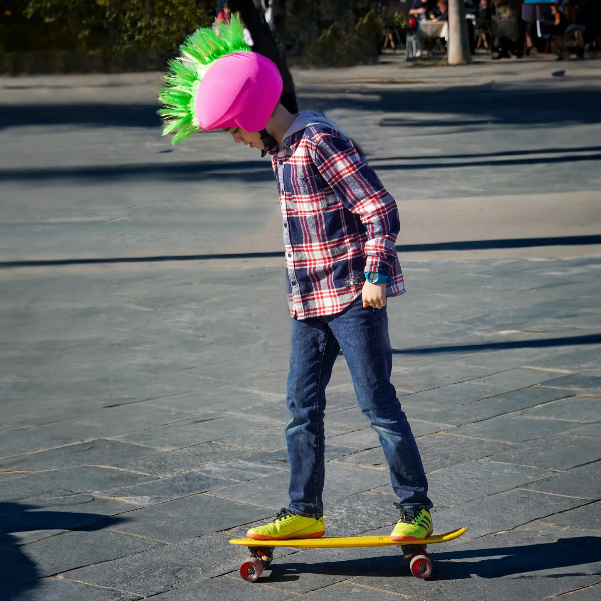 Coolcasc Pink Punk - Copertura universale per casco da sci - Taglia unica - immagine 9