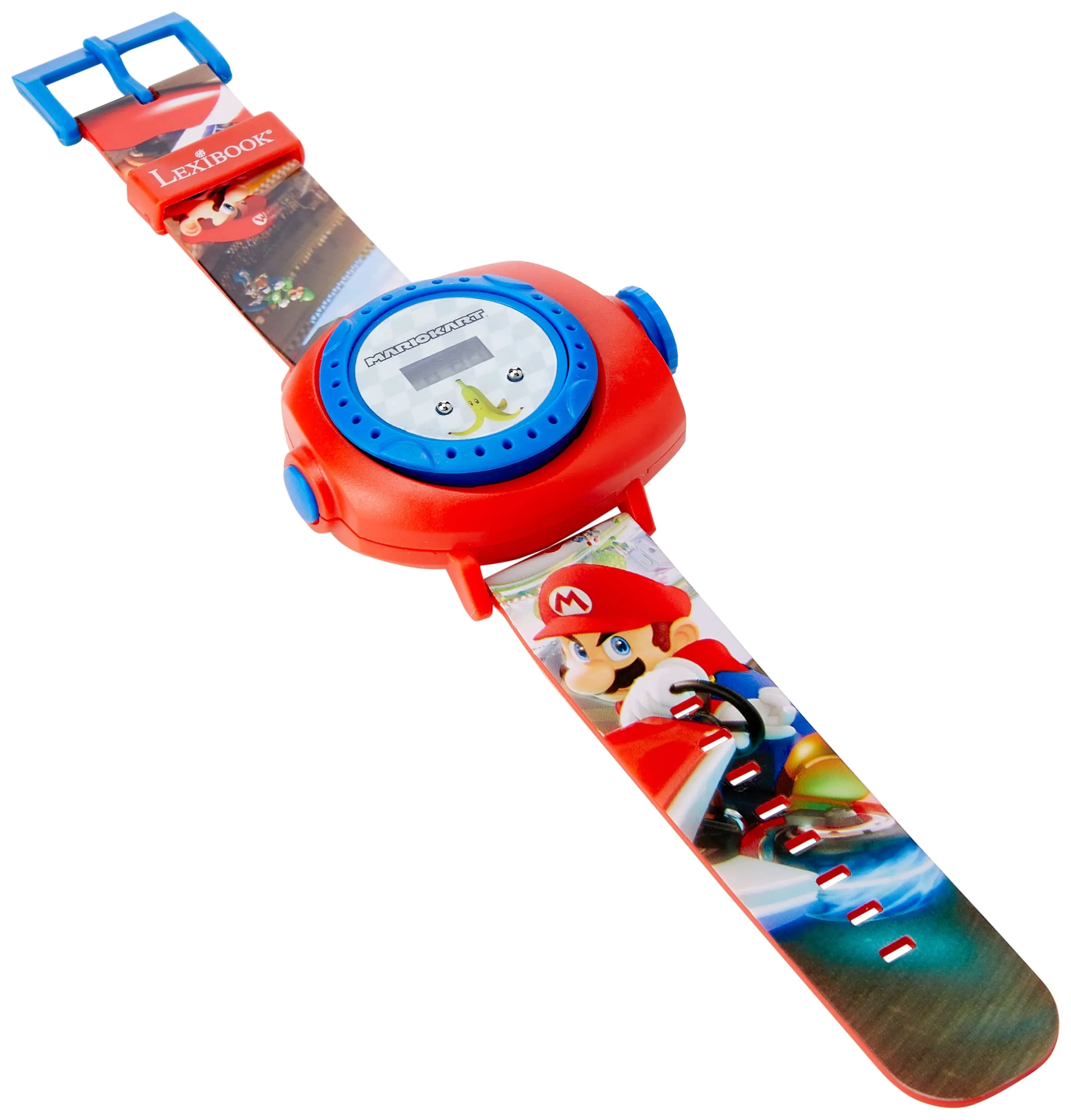 Lexibook Nintendo Mario Kart Orologio Proiettore Digitale - Rosso e Blu - DMW050NI - immagine 4