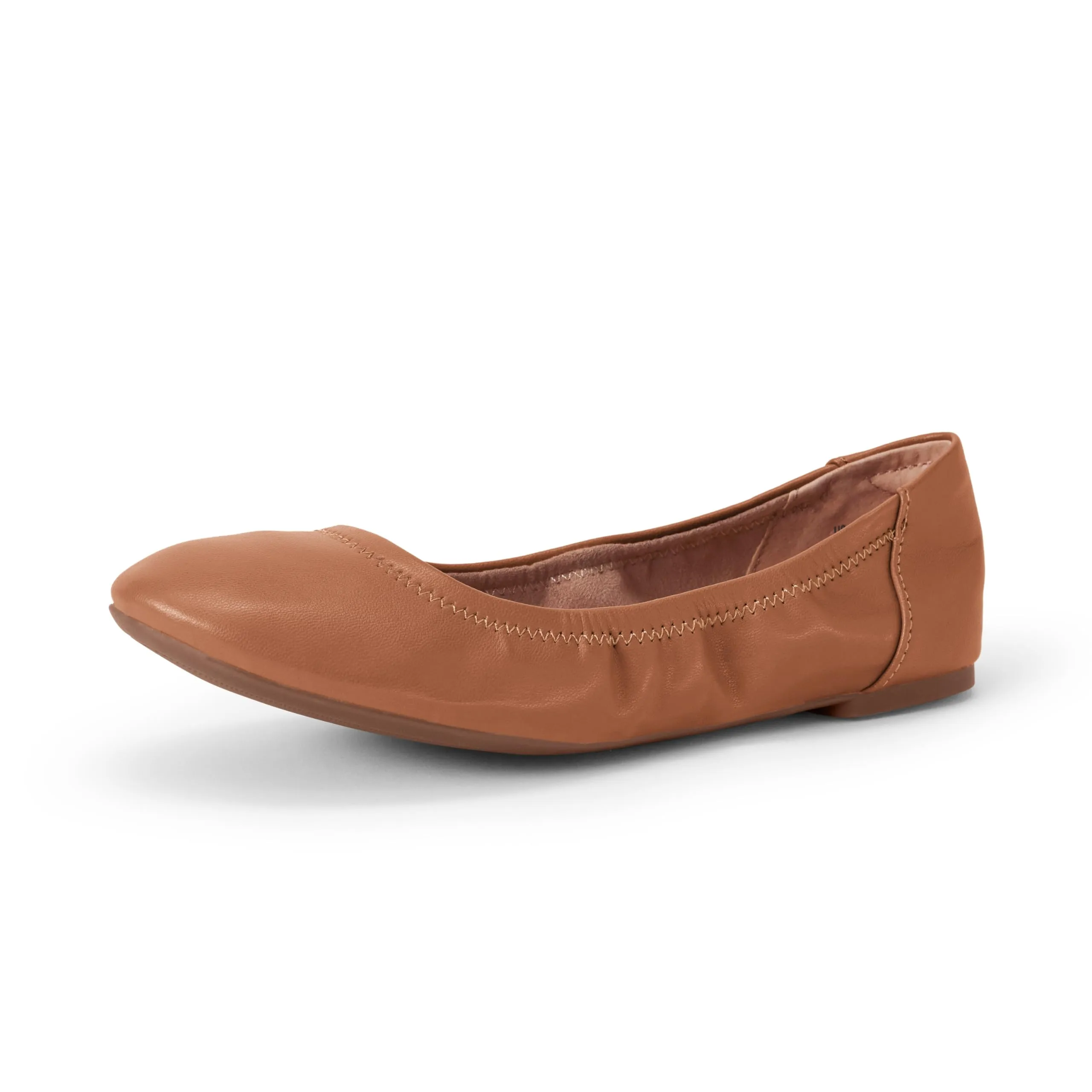 Amazon Essentials Ballerine Slip-on Donna, Cammello, 42 EU Larga - immagine 1