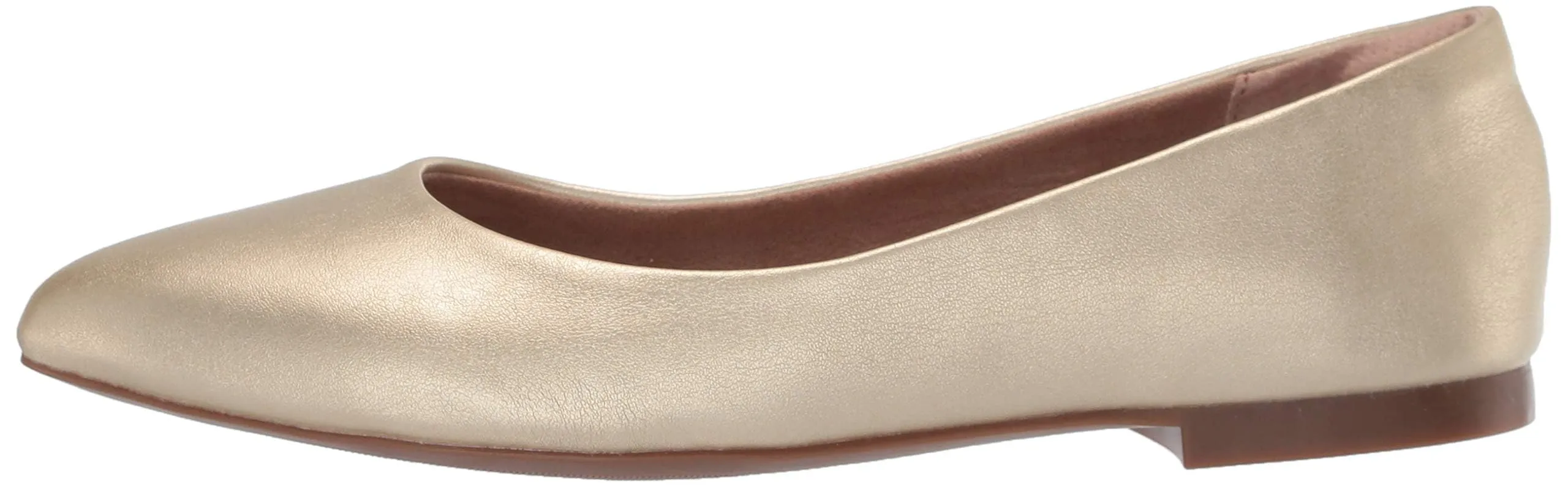 Amazon Essentials Ballerine Basse Donna, Oro, 44.5 EU Larga - immagine 8