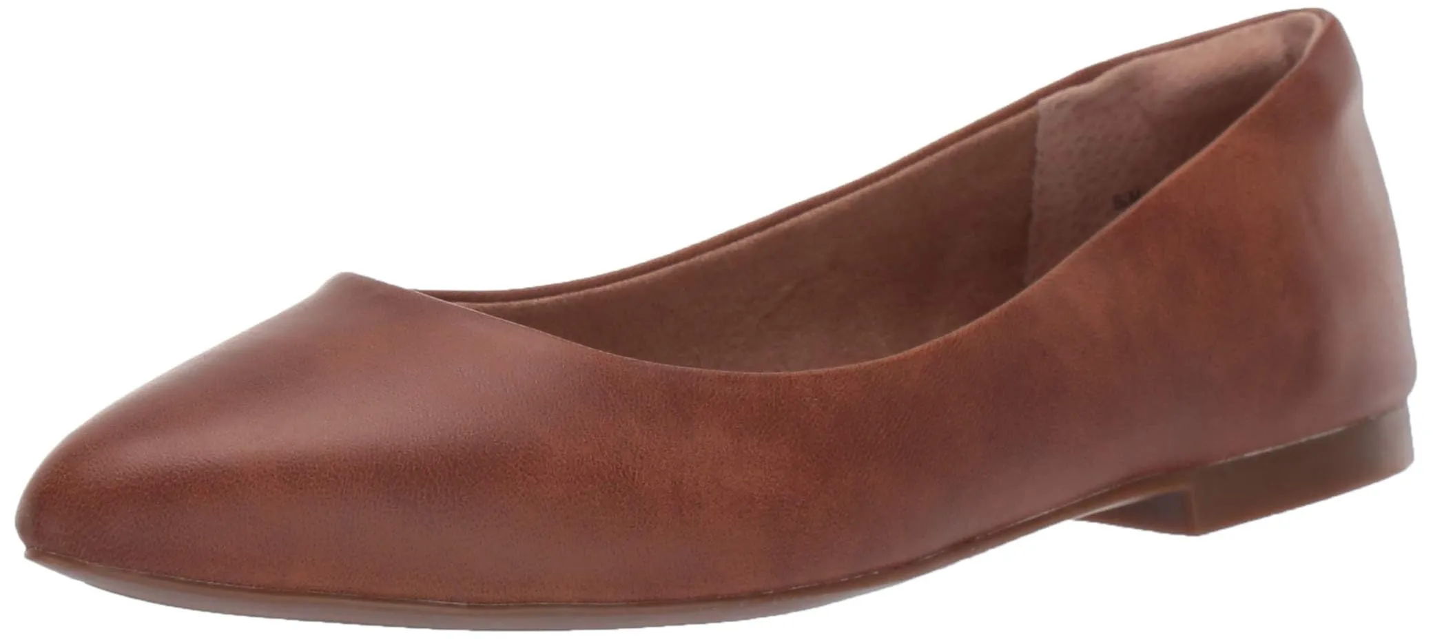 Amazon Essentials Ballerine da donna a punta, Marrone Toffee Scuro, 46 EU - immagine 1