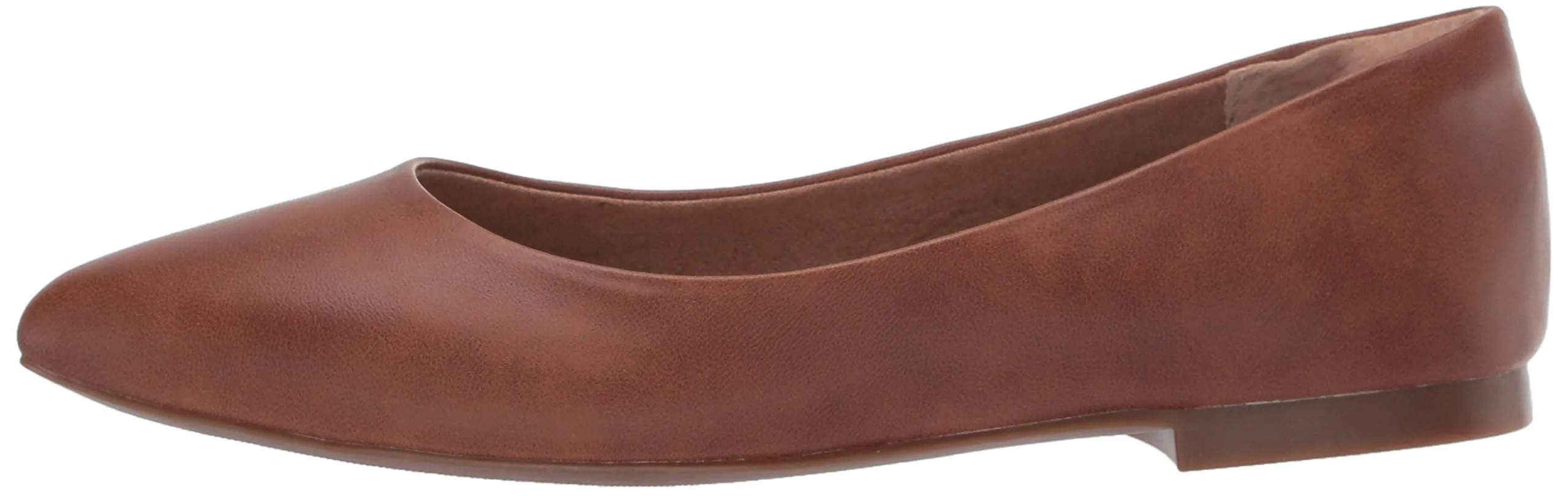 Amazon Essentials Ballerine da donna a punta, Marrone Toffee Scuro, 46 EU - immagine 8