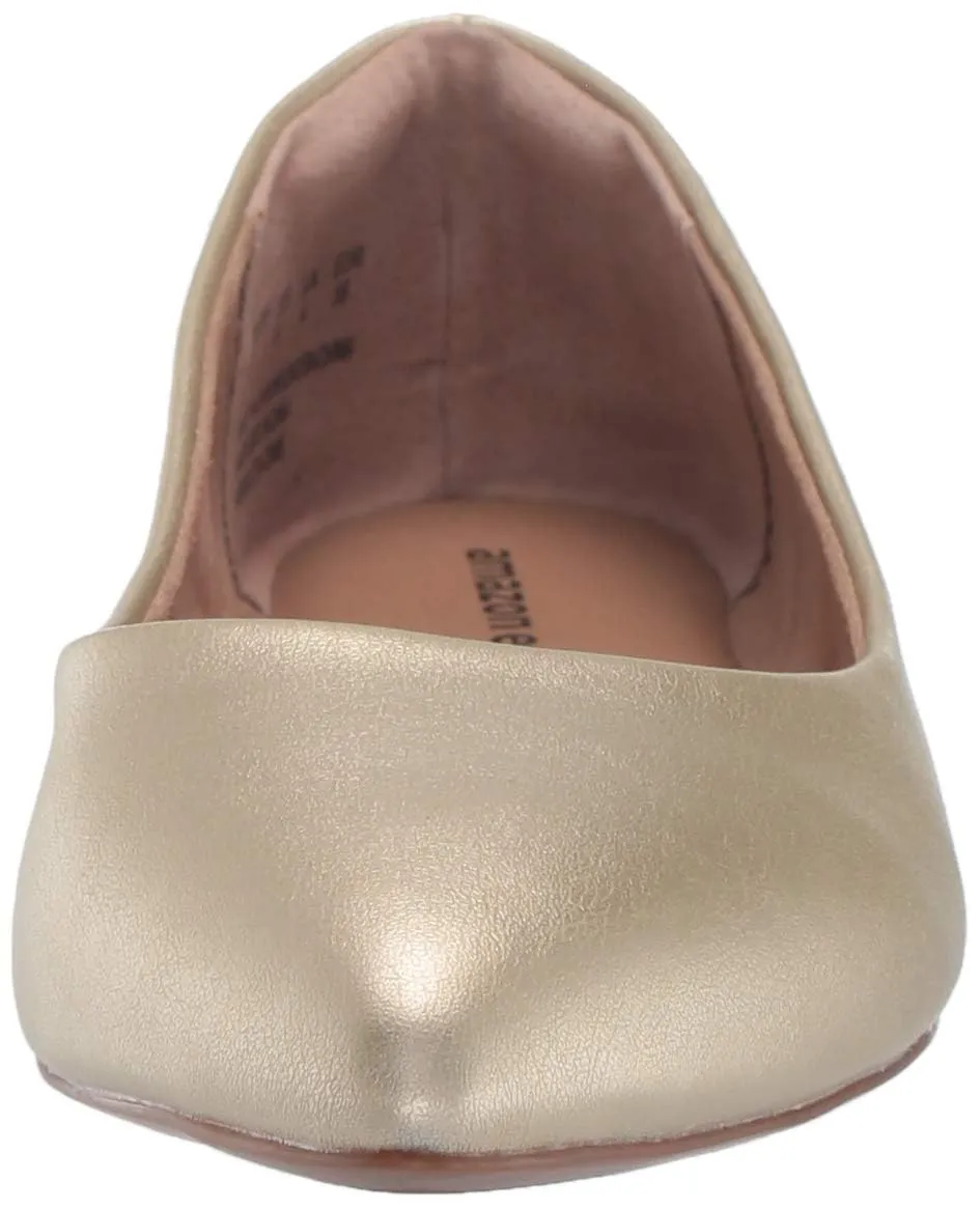 Amazon Essentials Ballerine da donna a punta, Oro, 38 - immagine 2
