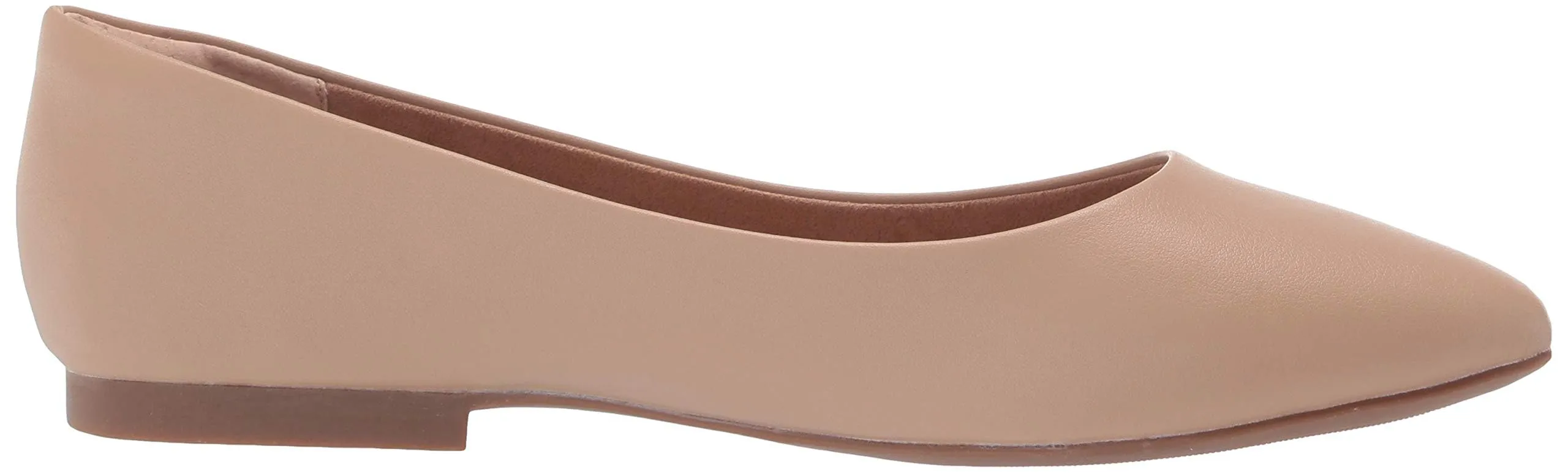 Amazon Essentials Ballerine da donna a punta in ecopelle, Beige, Taglia 38 - immagine 6