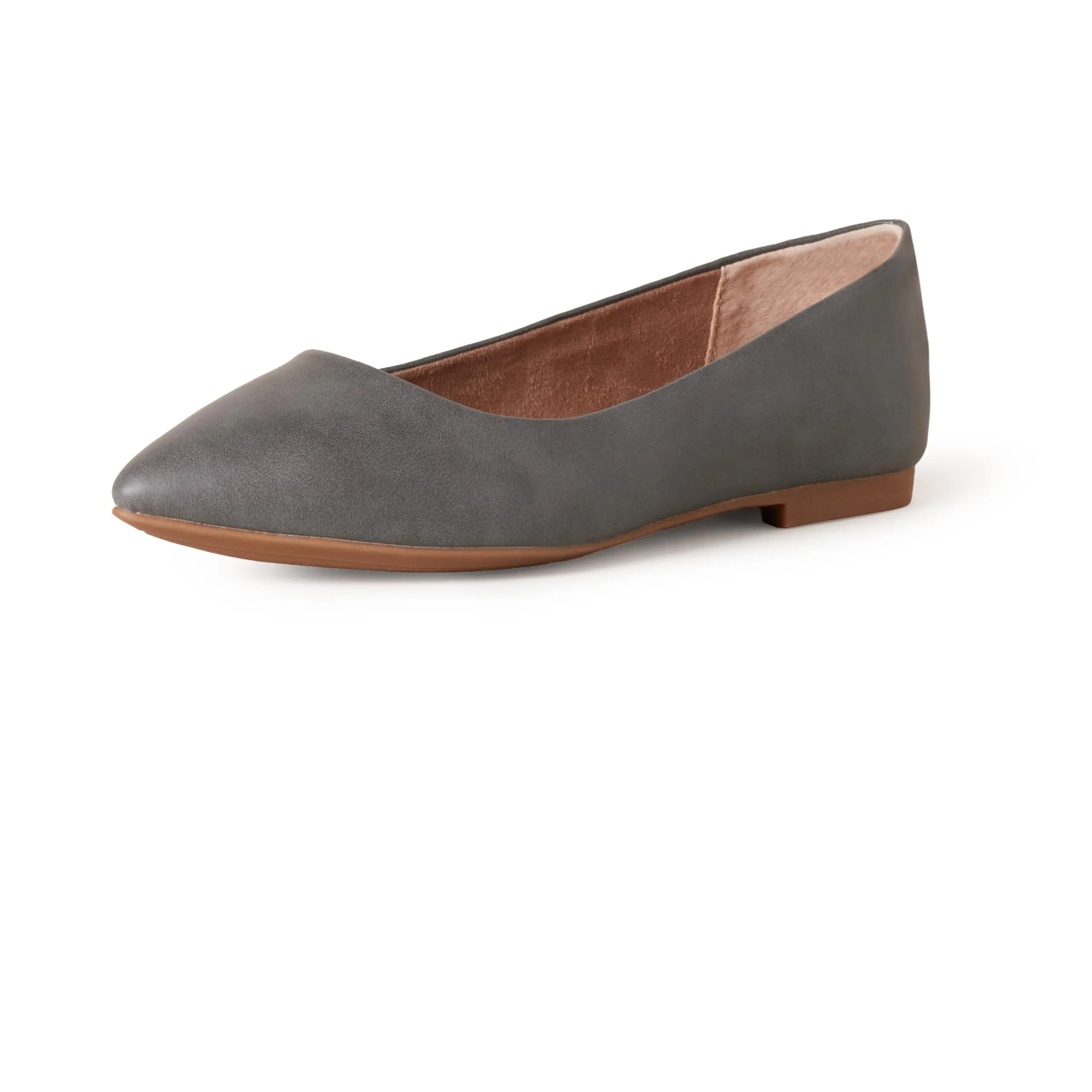 Amazon Essentials Ballerine Basse Donna, Carbone, 42 EU Larga - immagine 1