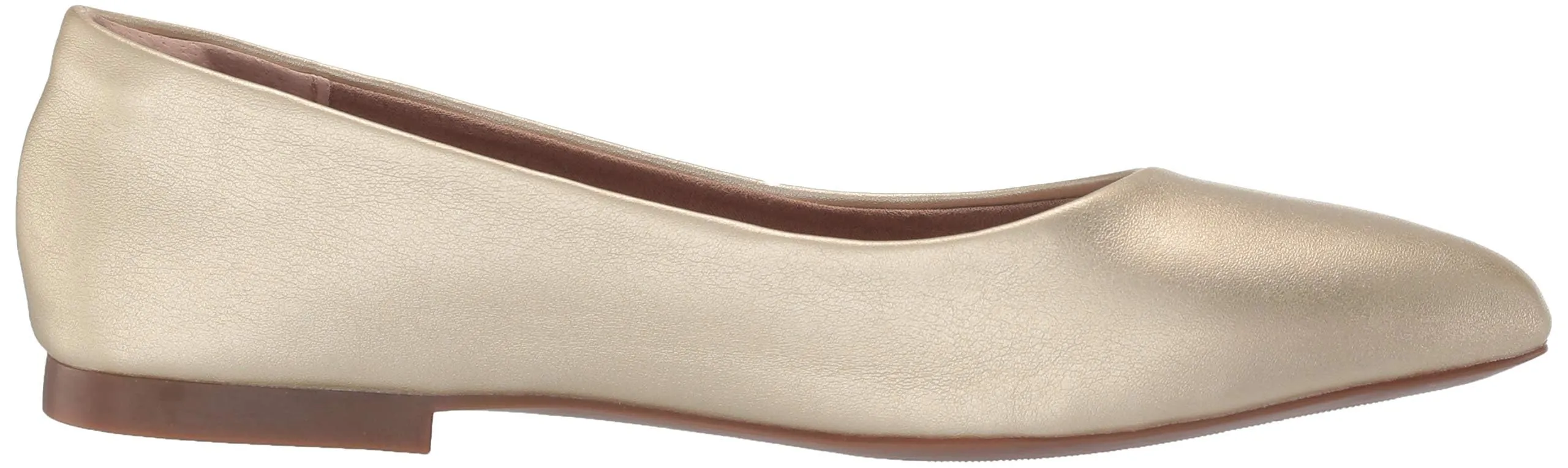 Amazon Essentials Ballerine da donna a punta, Oro, 46 EU - immagine 6