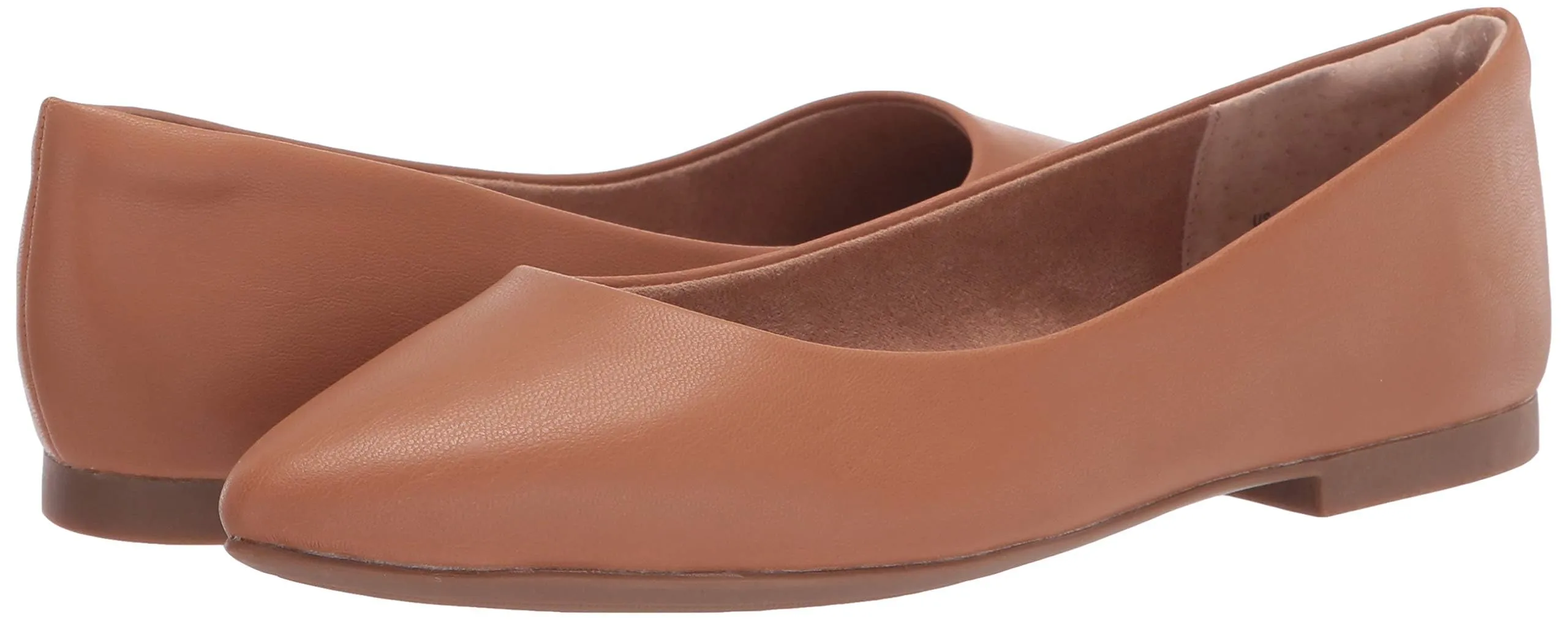 Amazon Essentials Ballerine da donna a punta, Cammello, 40 - immagine 7