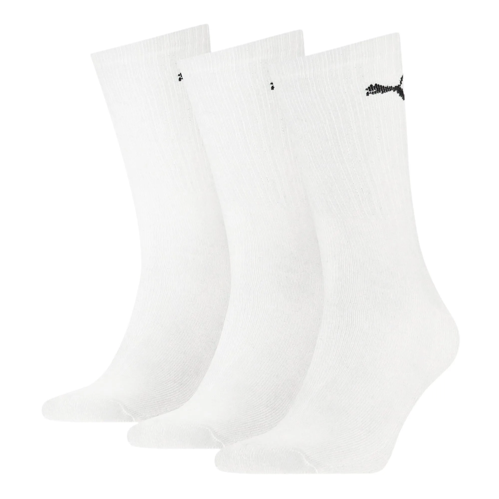Puma Crew Socks Unisex Adult, White, 39-42 (Pack of 3) - immagine 1
