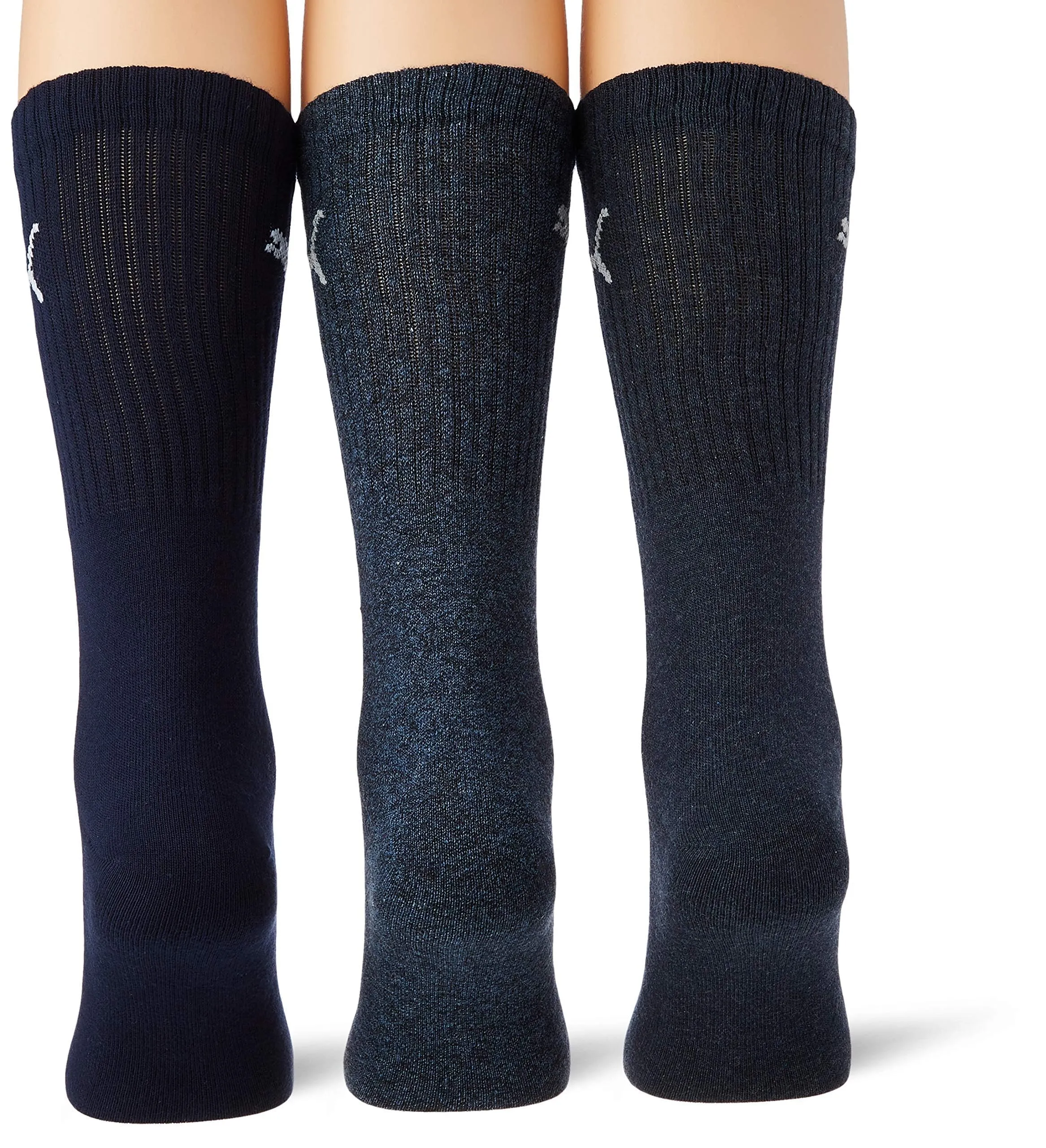 Puma Crew Unisex Socks, Navy, 39-42 (Pack of 3) - immagine 2