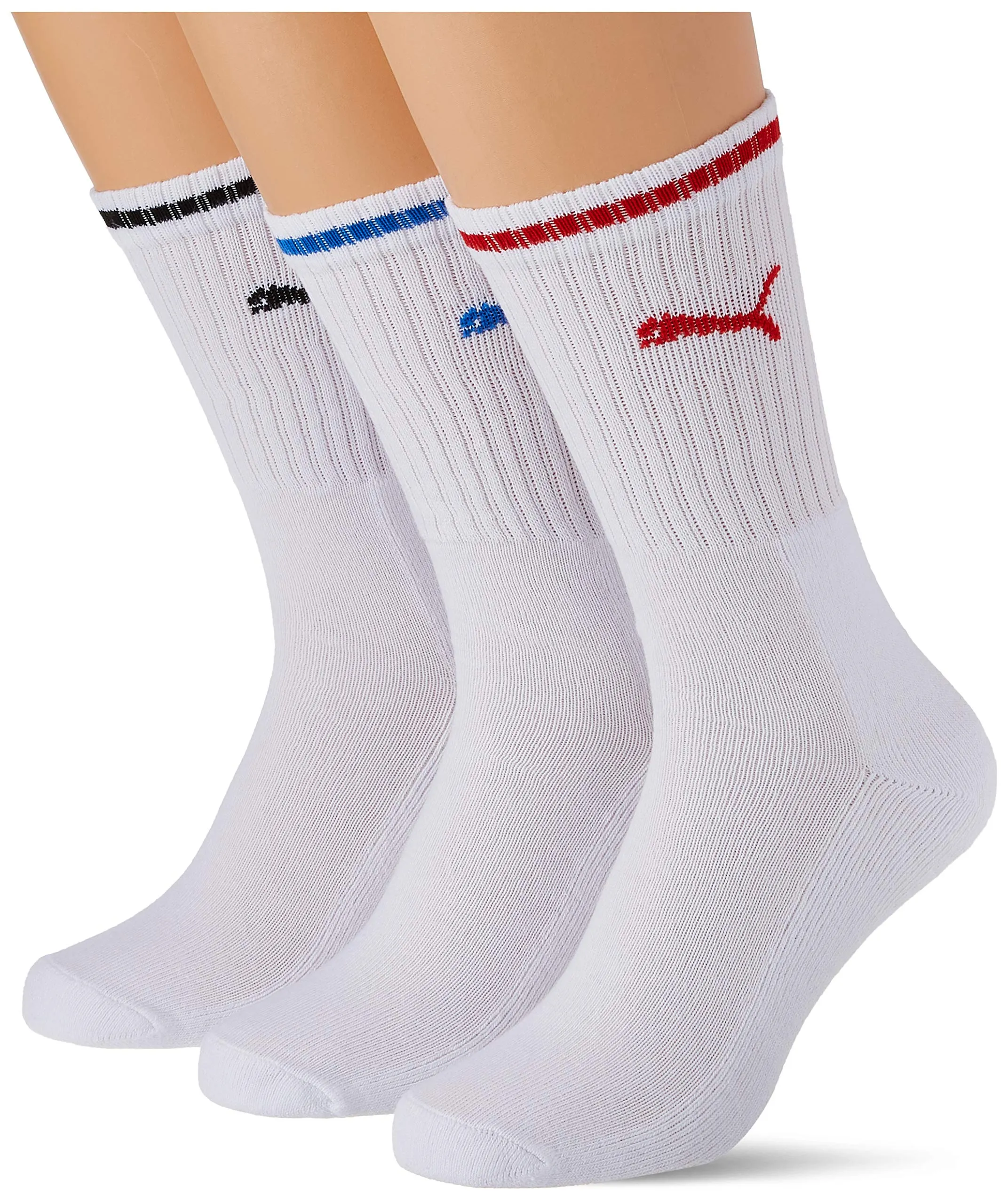 PUMA Crew Socks Unisex Adult, Bianco 946, 47-49 (Pack of 3) - immagine 2