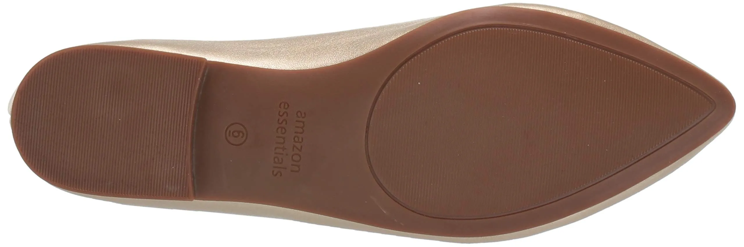 Amazon Essentials Ballerine da donna a punta, Oro, 47 EU - immagine 4