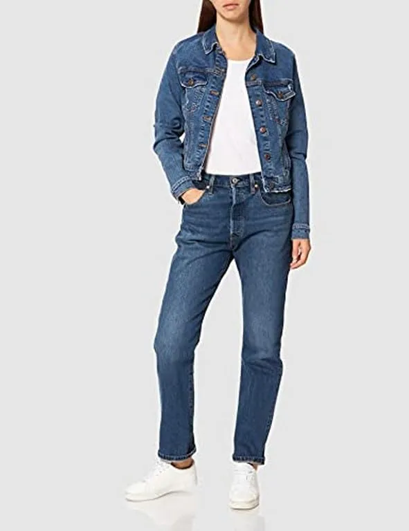 Levi's 501 Crop Jeans Donna, Charleston Outlasted, 28W / 26L - immagine 2