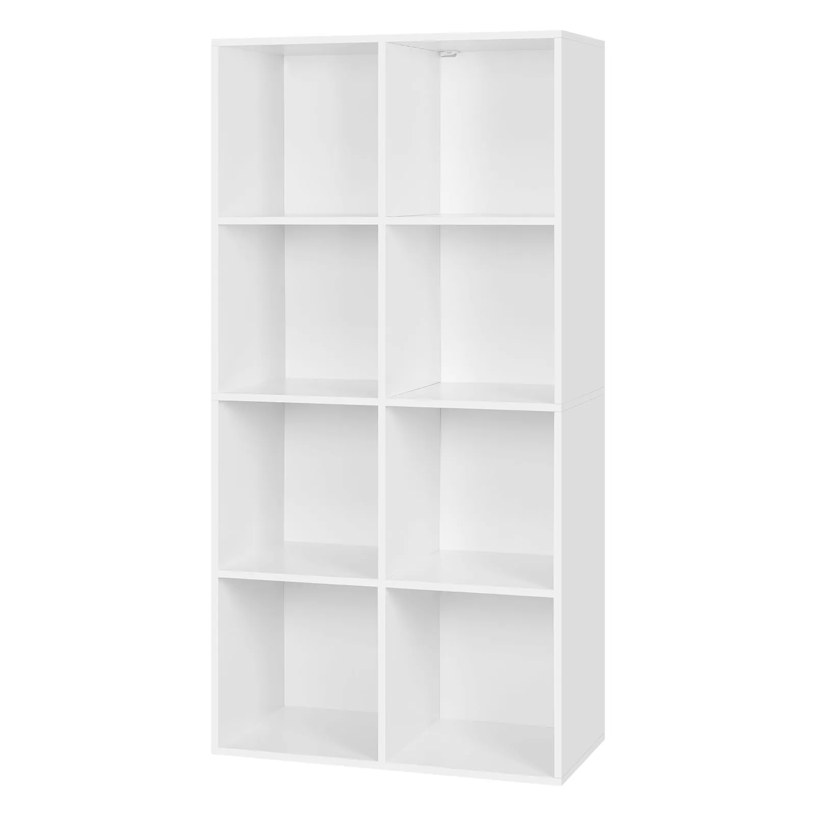 WOLTU Libreria Scaffale con 8 Scomparti a Cubi, Bianco, 60x29,5x121 cm - immagine 9