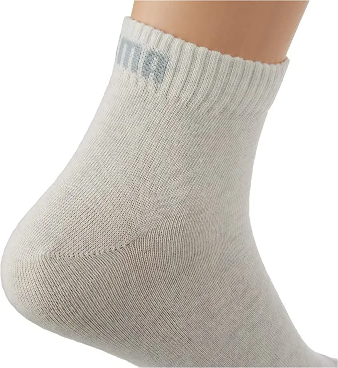 Puma Quarter Plain Socks, Unisex Adult, Oatmeal, 43-46 - immagine 3