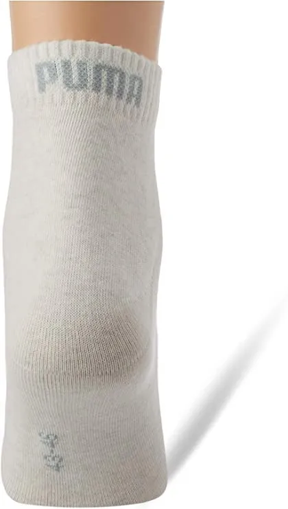 Puma Quarter Plain Socks, Unisex Adult, Oatmeal, 43-46 - immagine 4