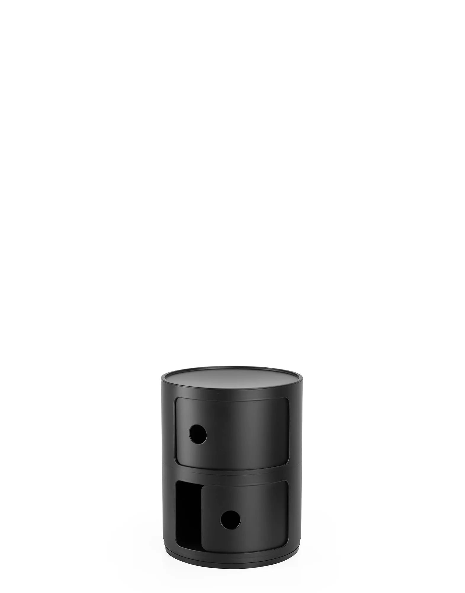 Kartell Componibili Recycled Mobile Contenitore 2 Elementi, Nero Mat - immagine 3