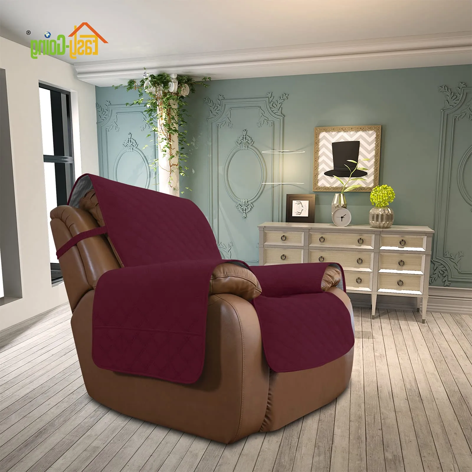 Easy-Going Copridivano Impermeabile Oversize per Poltrona Reclinabile, Tessuto Antiscivolo, Lavabile, Protezione per Animali Domestici - immagine 2
