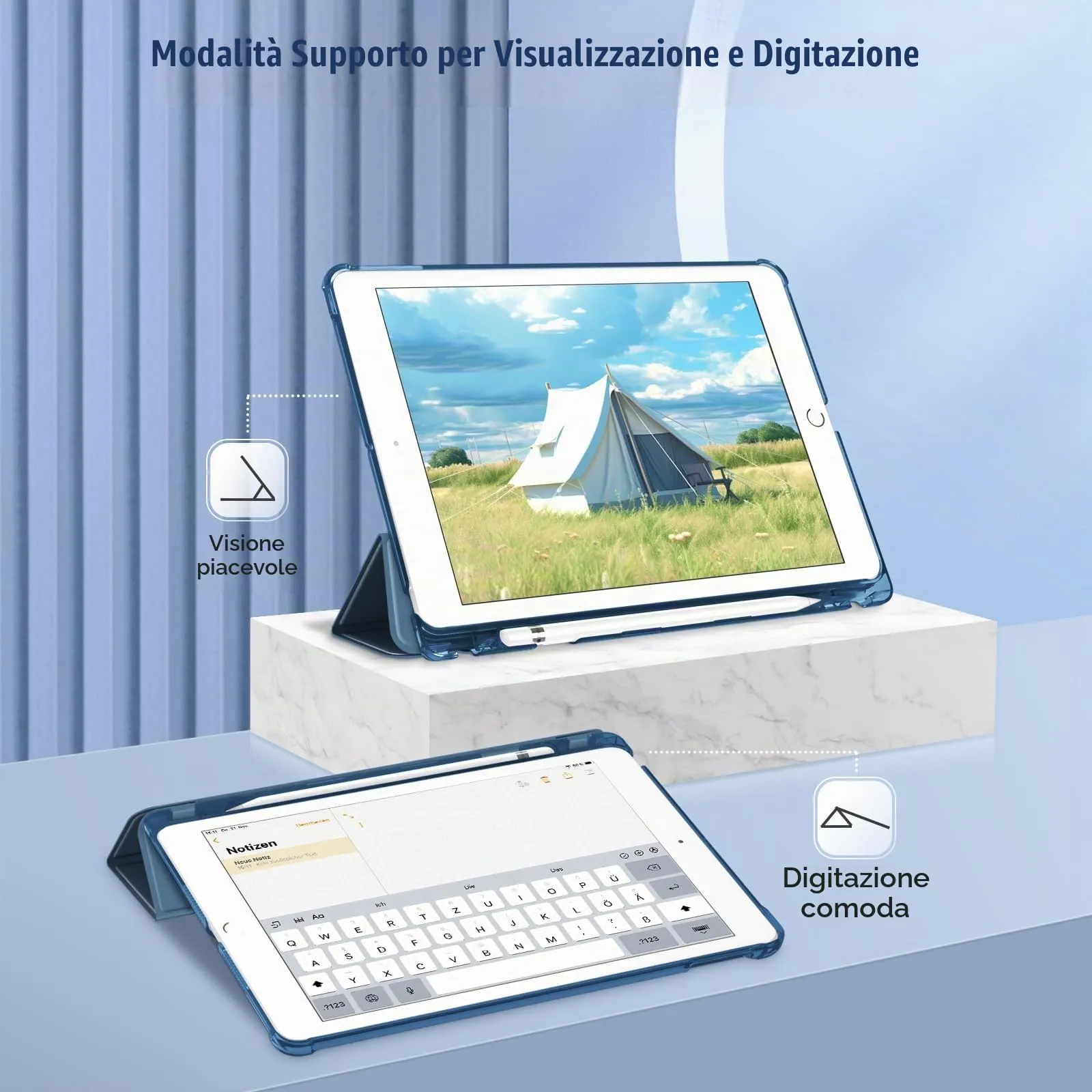 FINTIE Cover per iPad 10.2 Pollici (9a/8a/7a Generazione, 2019-2021) - immagine 3