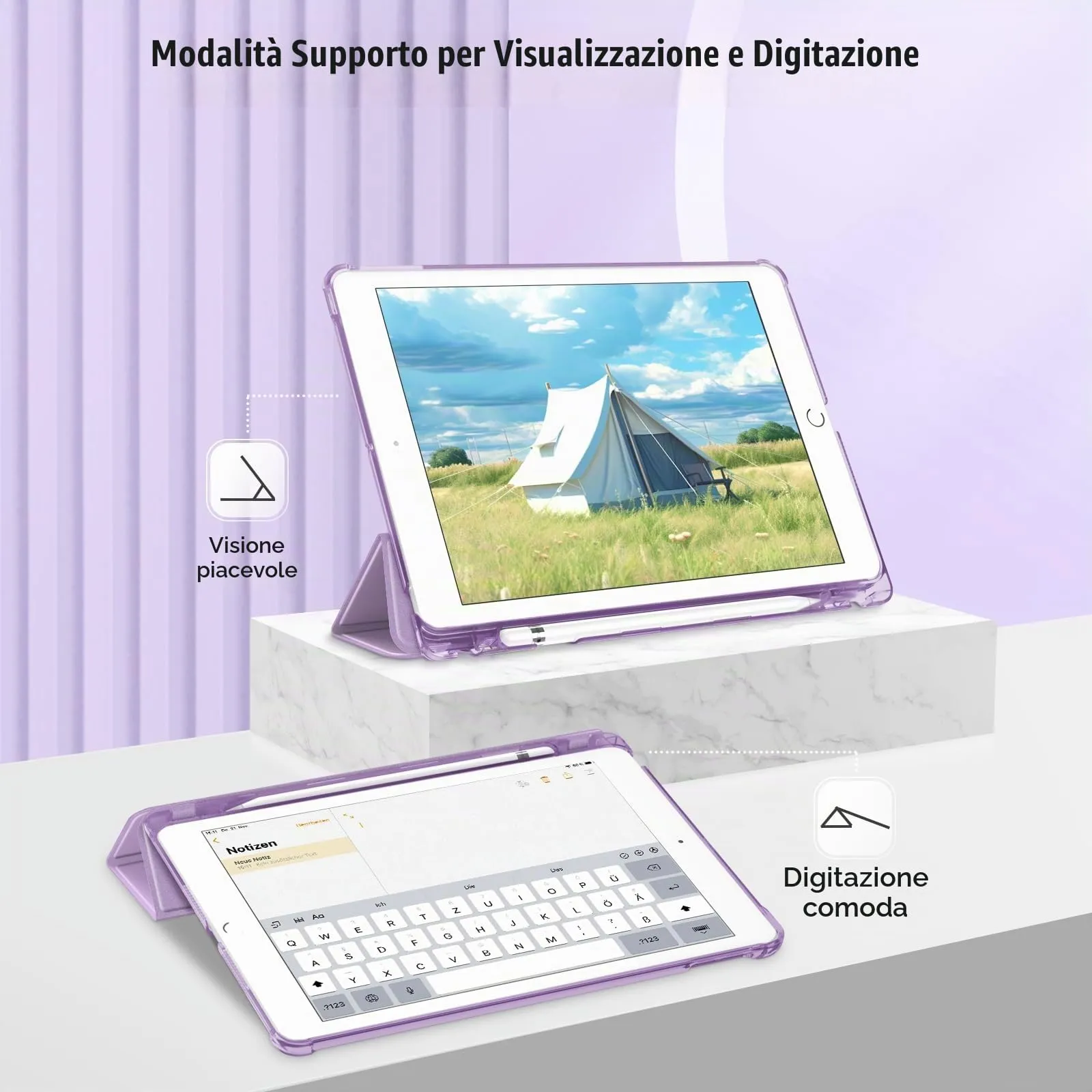FINTIE Cover per iPad 10,2 Pollici (9a/8a/7a Generazione, 2019-2021) - immagine 3