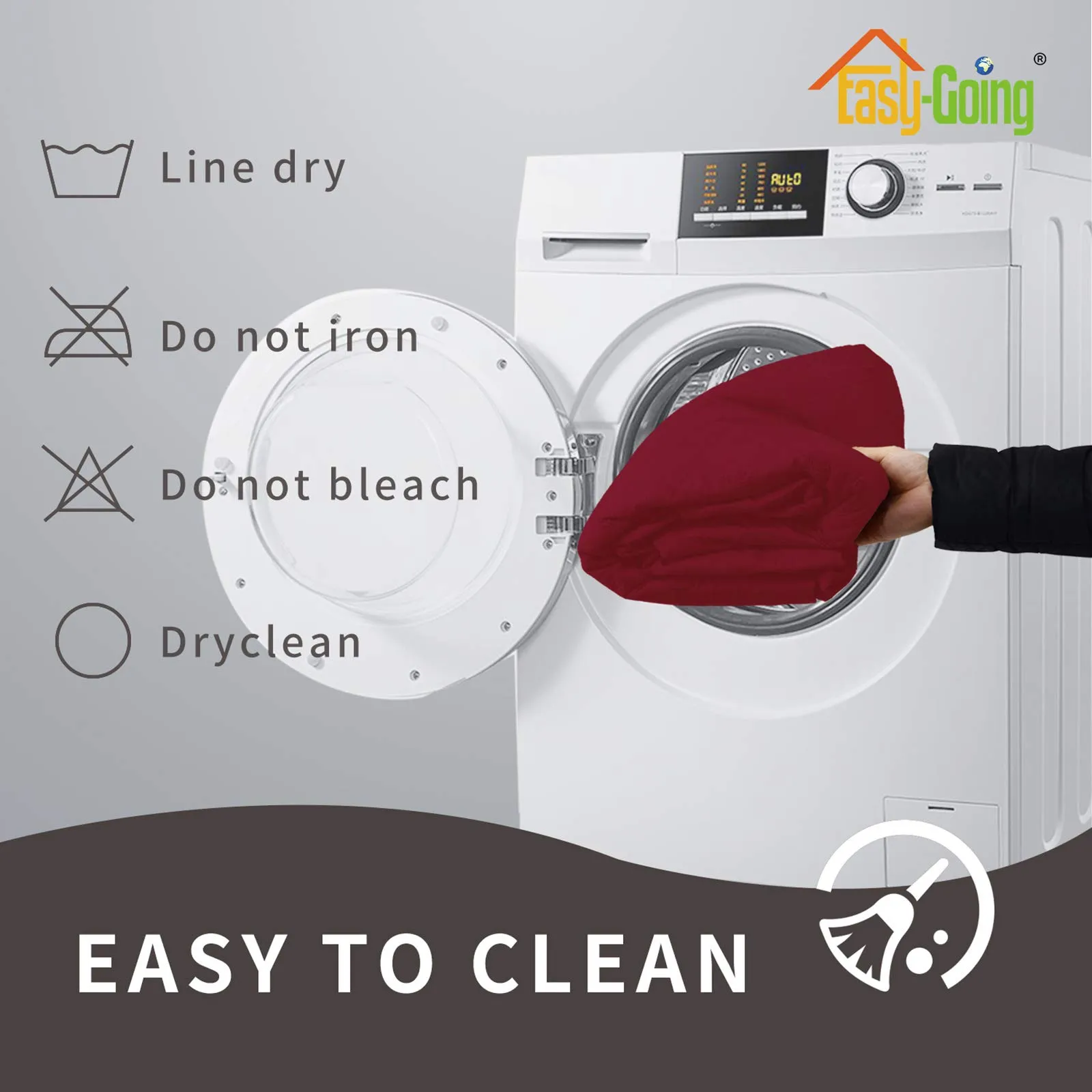 Easy-Going Copridivano Oversize Impermeabile Antiscivolo, Rosso Natalizio - immagine 6
