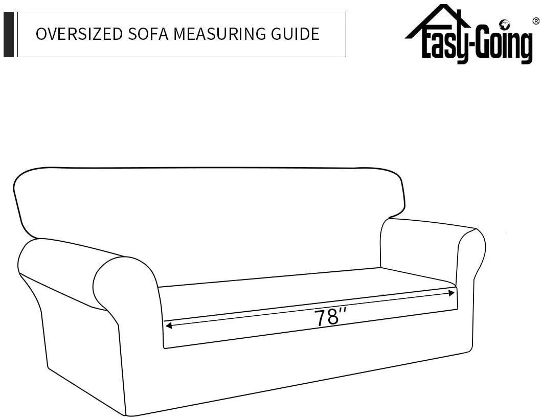 Easy-Going Copridivano Oversize Impermeabile Antiscivolo, Rosso Natalizio - immagine 7