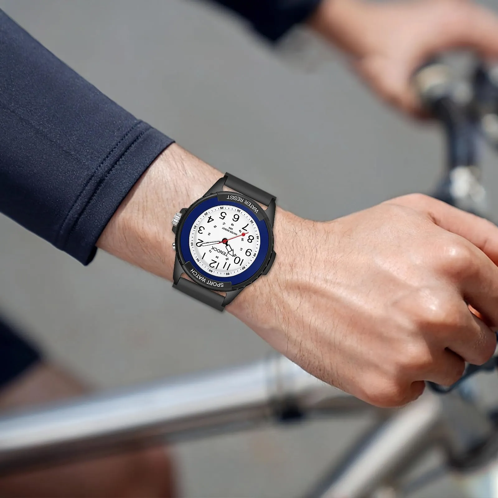 TENOCK Orologio da Polso Sportivo Donna Analogico al Quarzo 50M Impermeabile con Luce Notturna - immagine 4