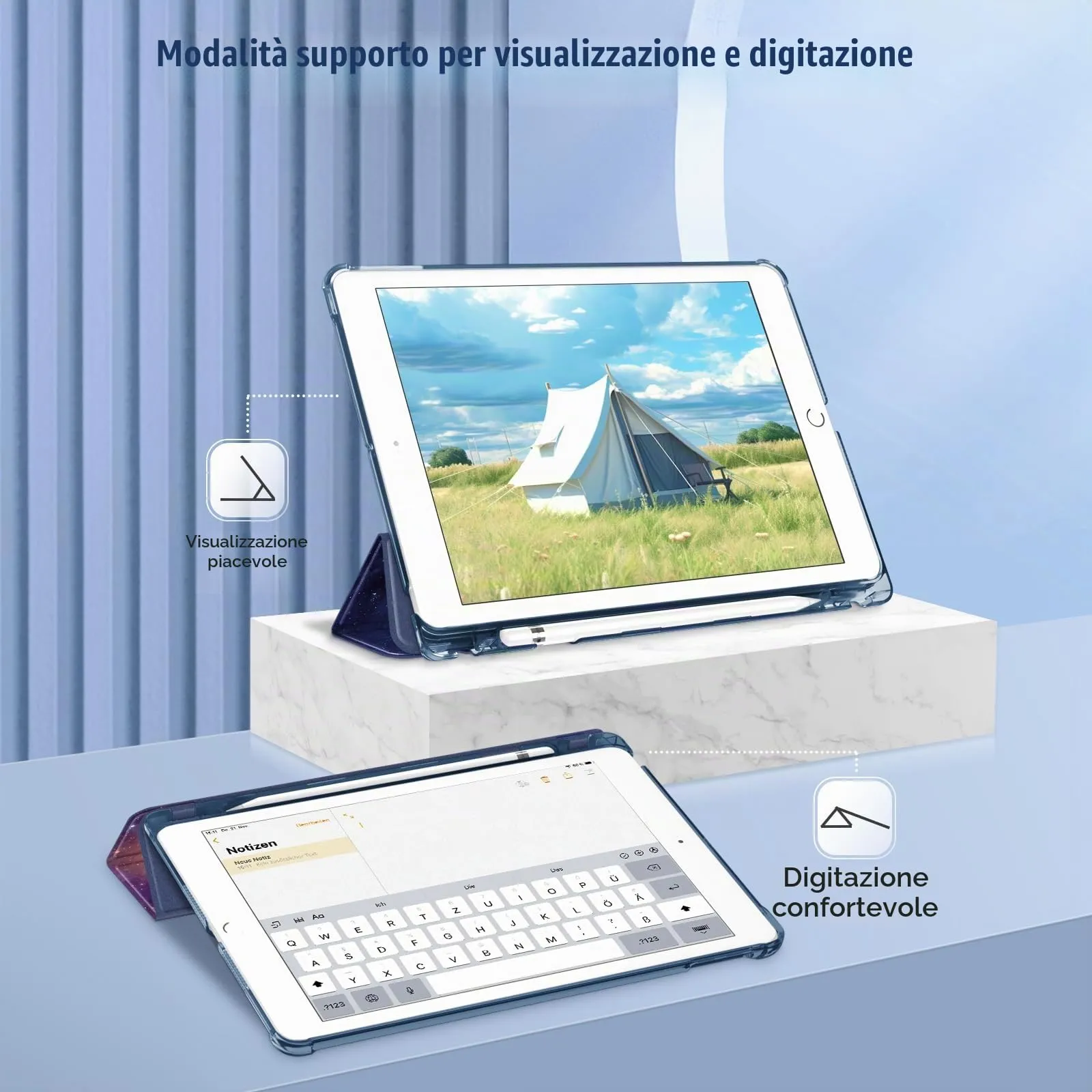 FINTIE Cover per iPad 10.2 Pollici (9a/8a/7a Generazione, 2021/2020/2019) - immagine 3