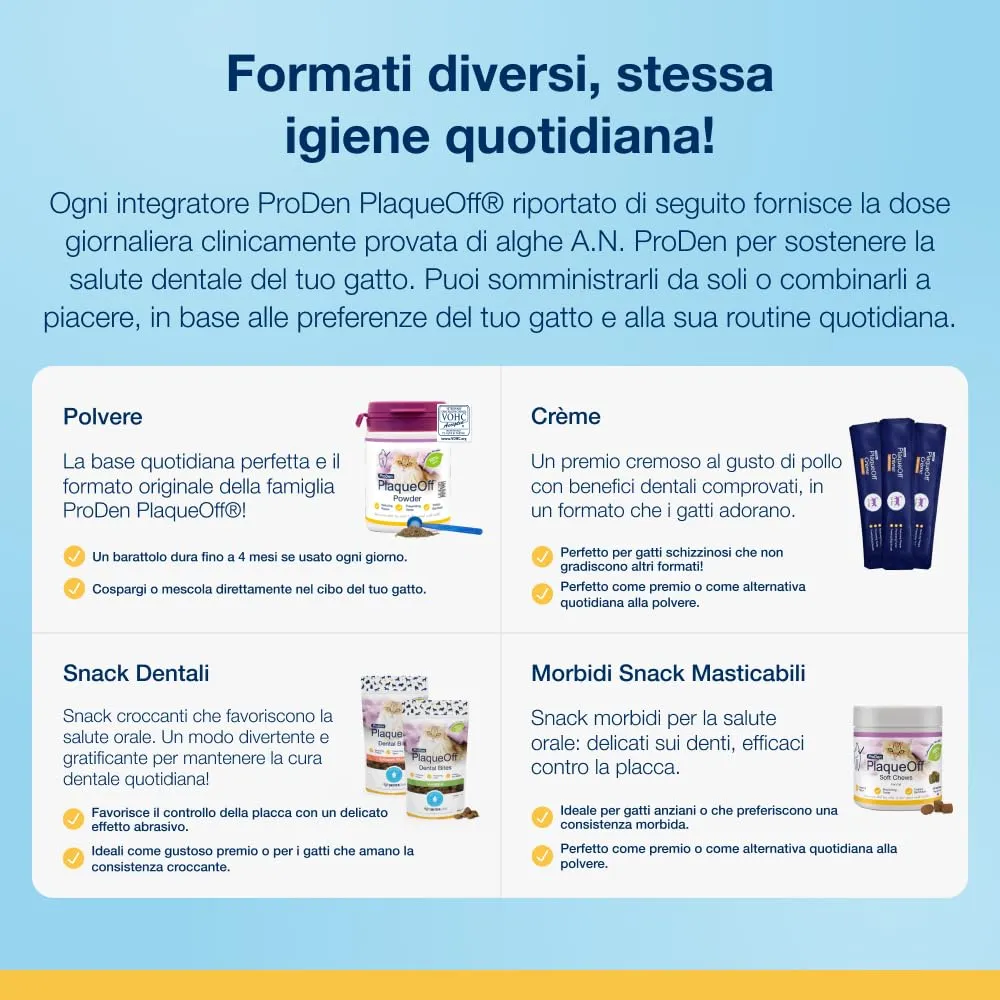 ProDen PlaqueOff Crème per Gatti Gusto Pollo, 6 Bustine - immagine 9