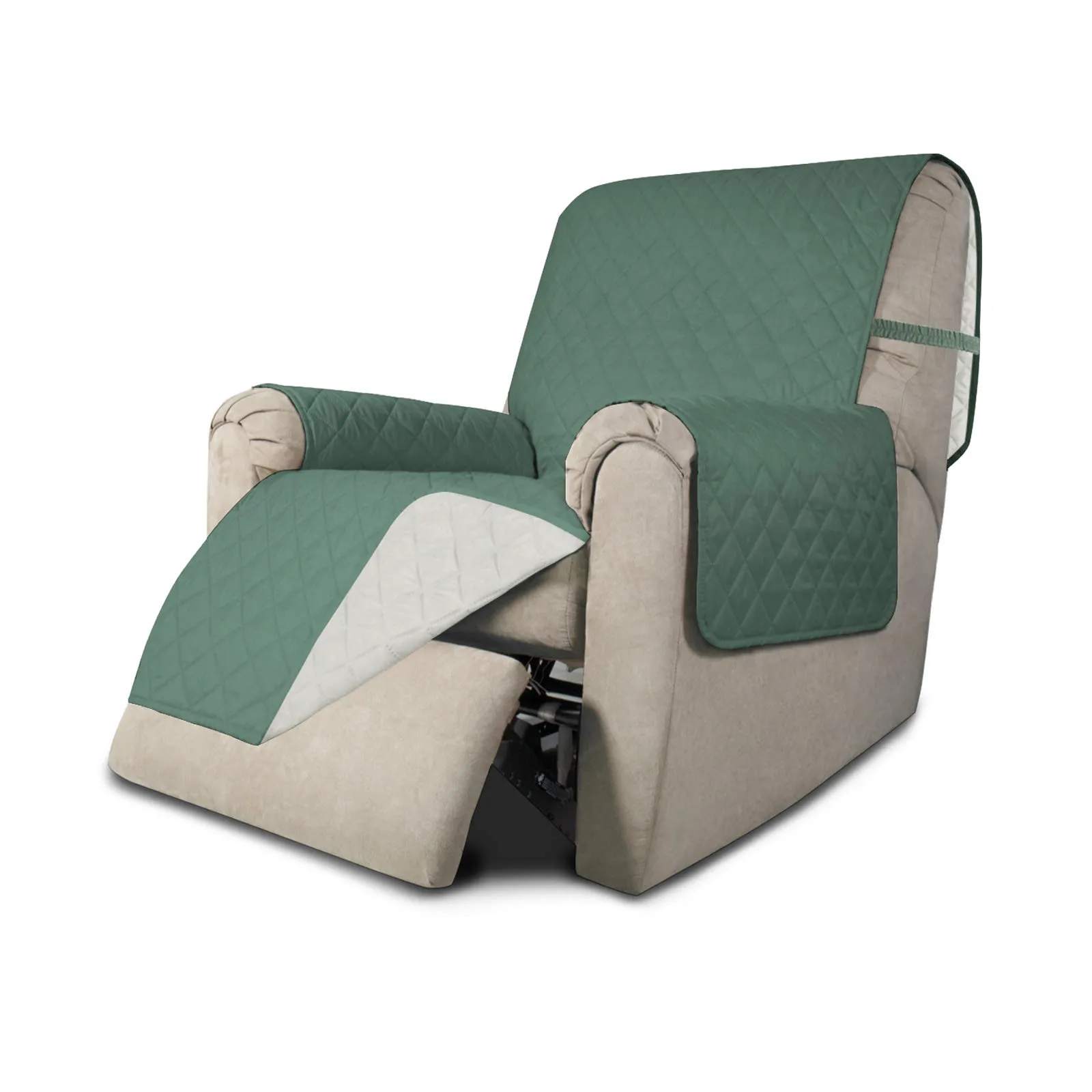Easy-Going Copridivano Reversibile per Poltrona Reclinabile, 48 cm, Ciano - immagine 1