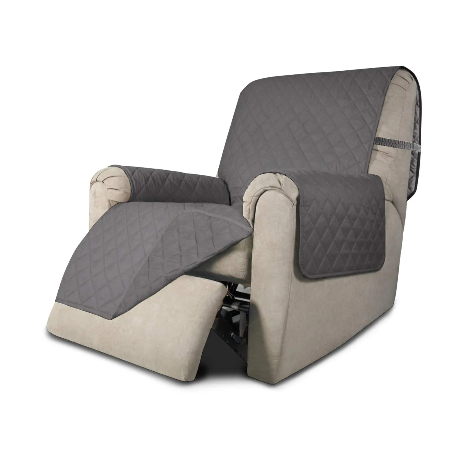 Easy-Going Copridivano Reversibile per Sedia Reclinabile, Impermeabile, Grigio/Grigio - immagine 1
