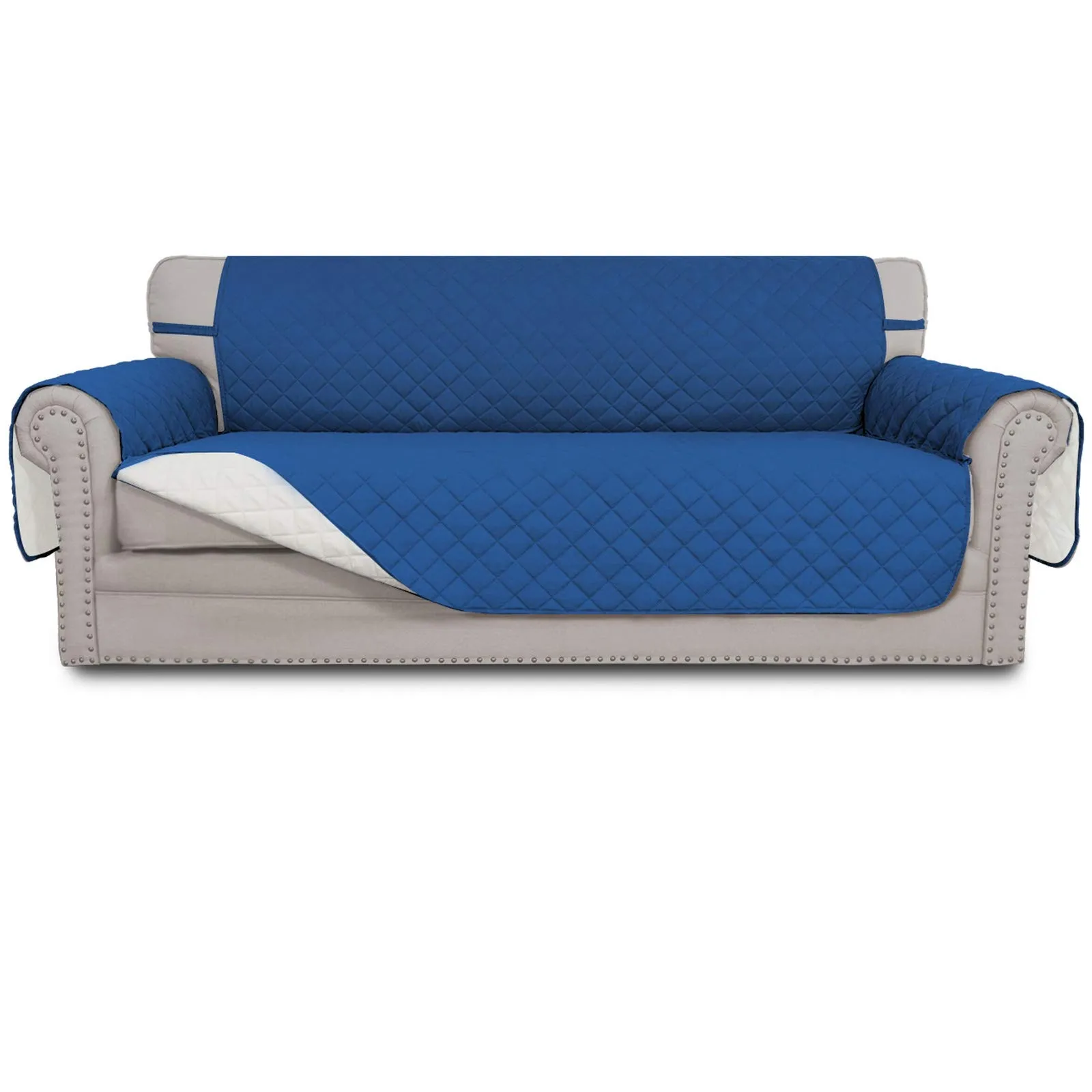 Easy-Going Copridivano Reversibile per Divano a 4 Posti, Taglia XXL, Blu - immagine 1