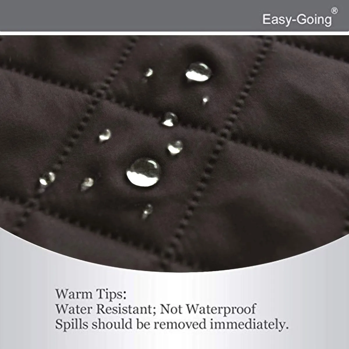 Easy-Going Copridivano Reversibile Impermeabile per Divano a 3 Cuscini, Cioccolato/Cioccolato - immagine 5
