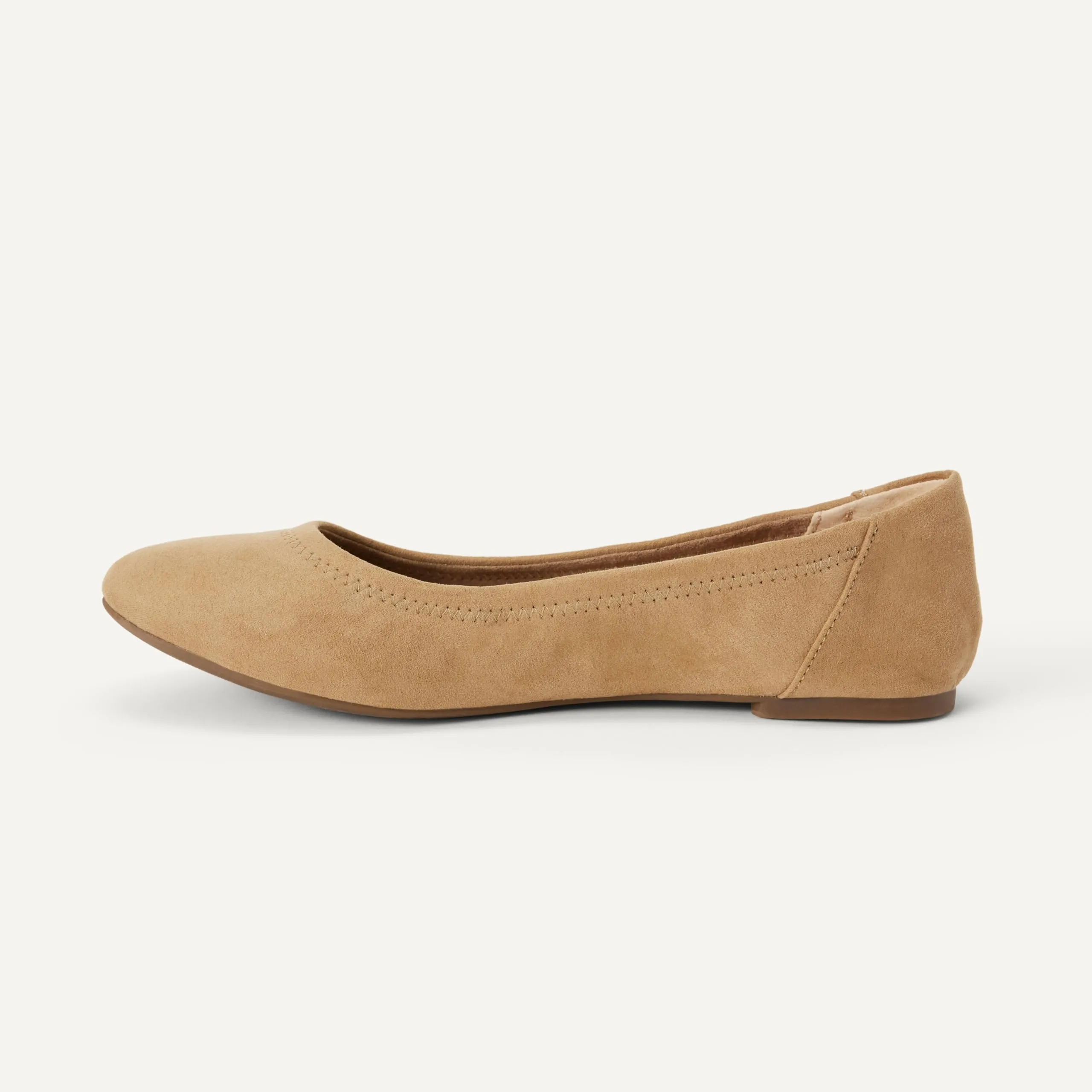 Amazon Essentials Ballerine Slip-on Donna, Tan Micro Scamosciato, 43 EU - immagine 4