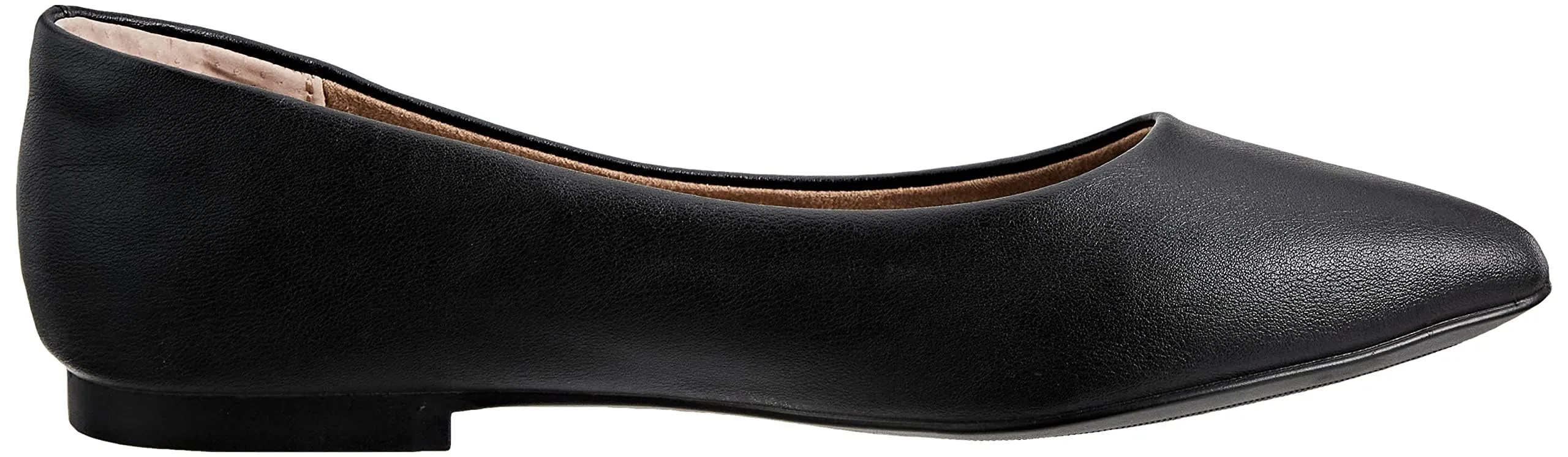 Amazon Essentials Ballerine da donna a punta in ecopelle nera, 40 EU Larga - immagine 6