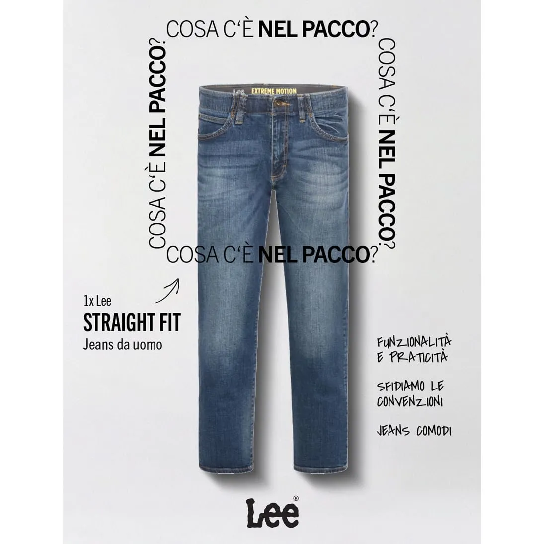 Lee Extreme Motion Regular Fit Jeans - Maddox - immagine 8
