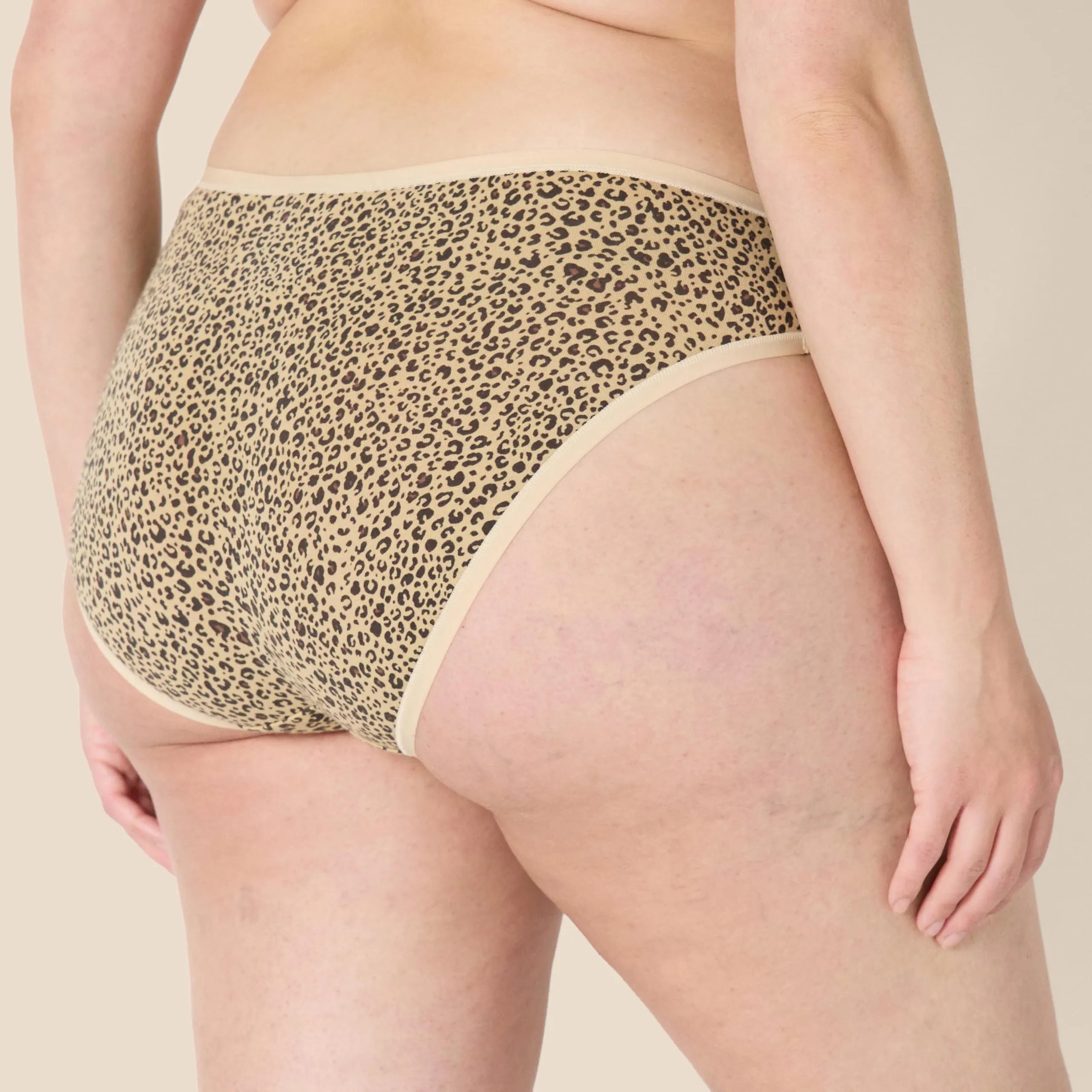 Amazon Essentials Slip Bikini in Cotone Donna, Pacco da 6, Leopardata/Multicolore/Righe/Stampa Animalier, 42 - immagine 6