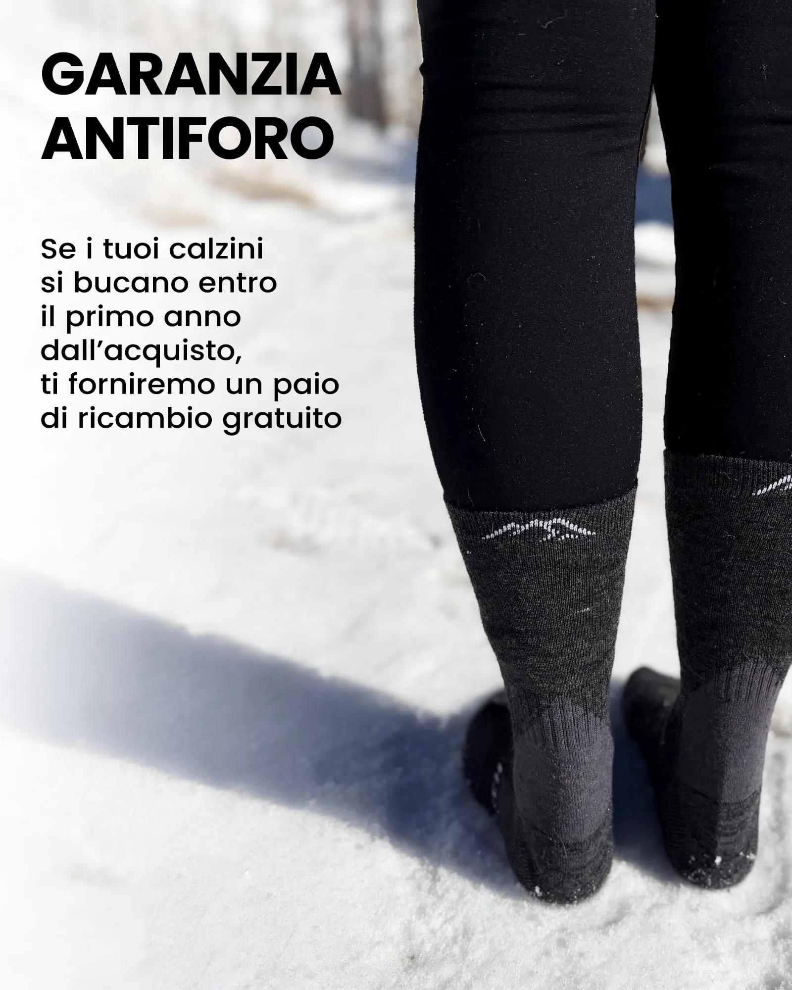 Merino.tech Scaldacollo Lana Merino per Uomo e Donna (Navy) - immagine 8
