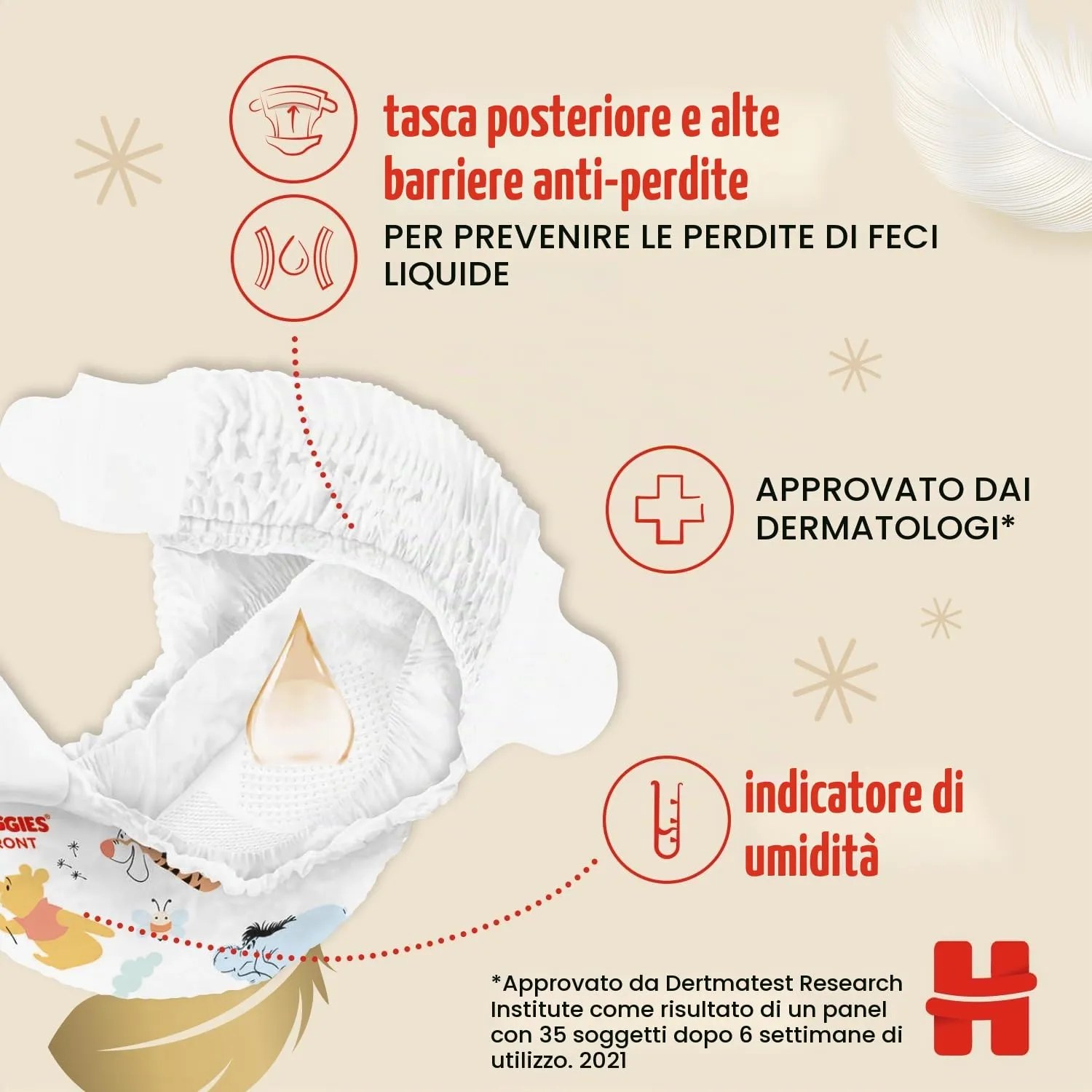 Huggies Extra Care Pannolini, Taglia 3 (4-9kg), 40 Pezzi - immagine 4